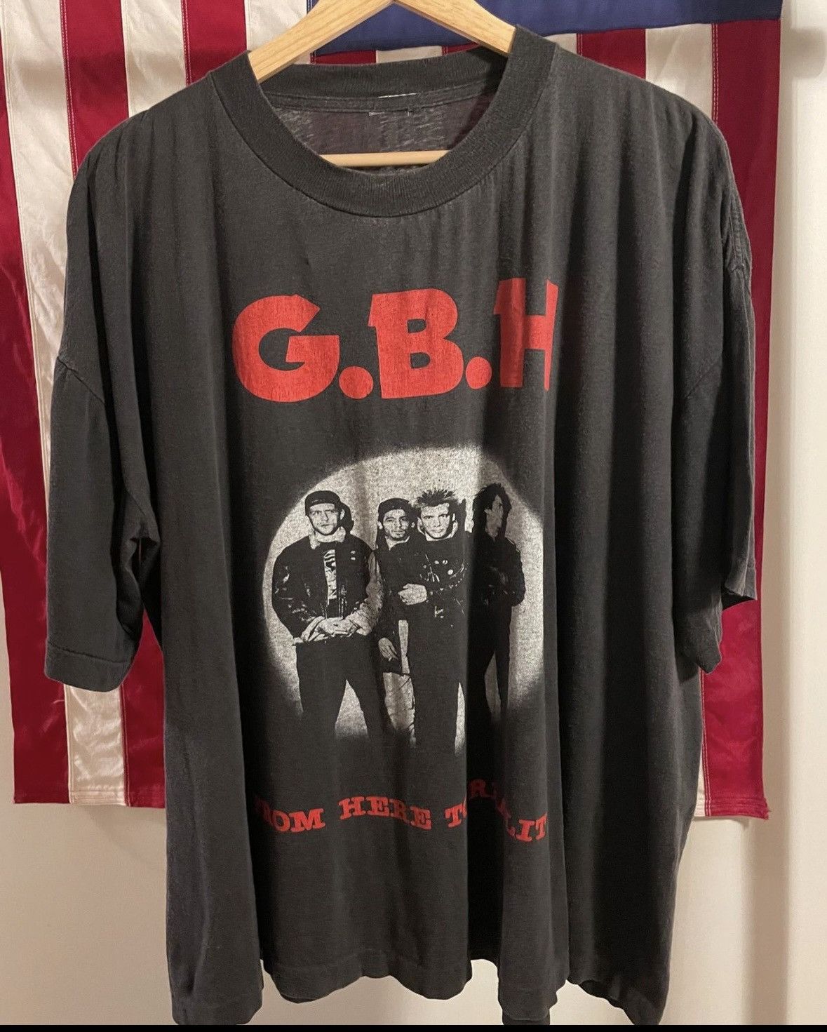 Vintage Vintage punk g.b.h tee Size US XL / EU 56 / 4 - 1 Thumbnail