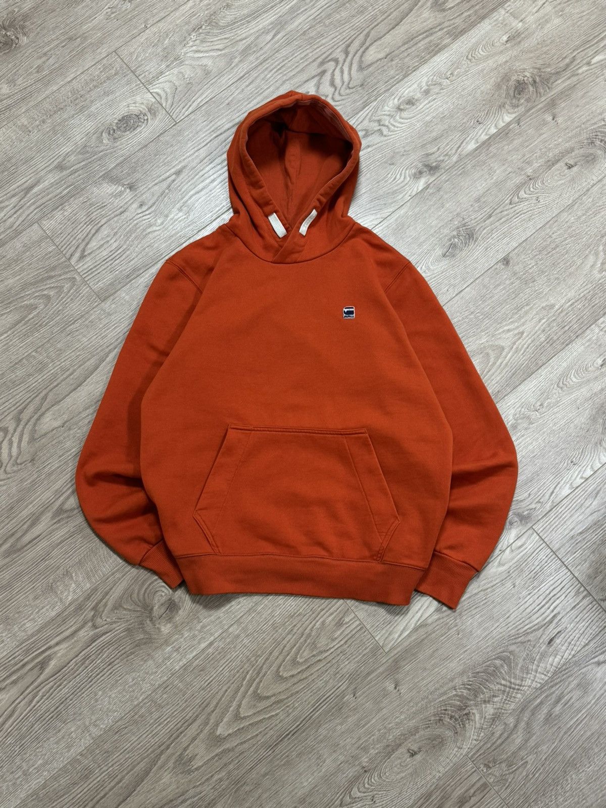 G-Star × Vintage Vintage G-Star Raw Y2K orange zip hoodie Size US L / EU 52-54 / 3 - 2 Thumbnail