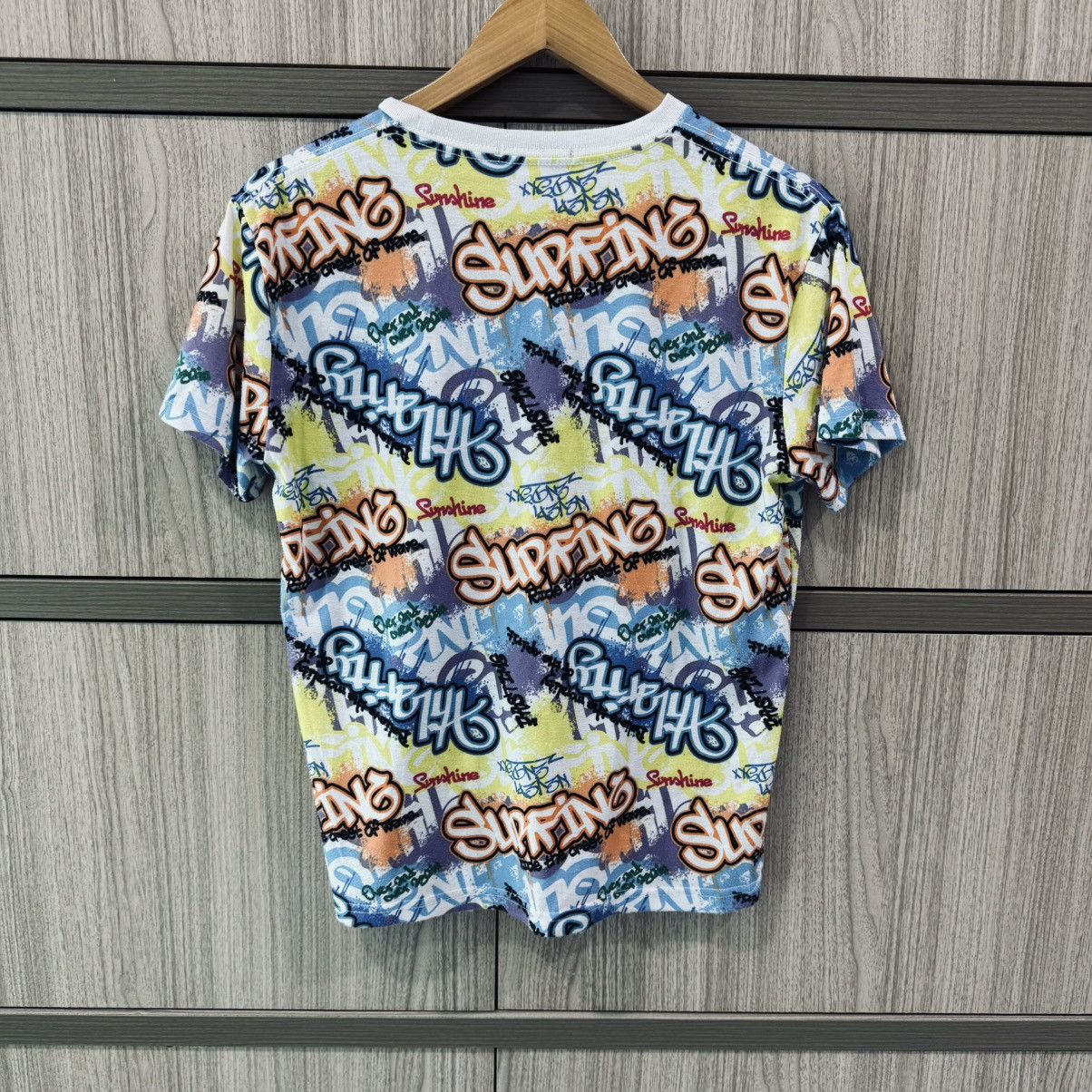 Japanese Brand Full Print Azul Surfing Tee Size US M / EU 48-50 / 2 - 2 Thumbnail