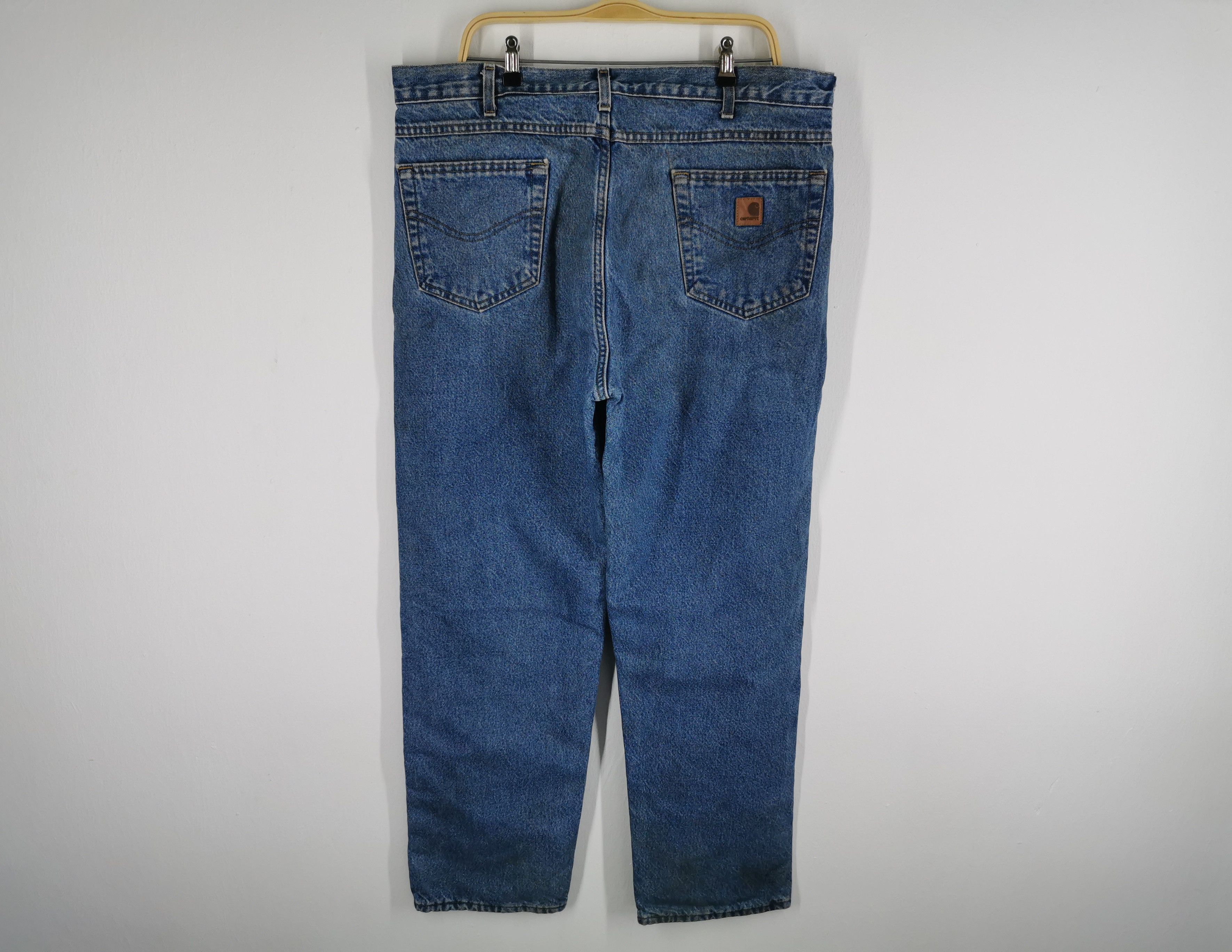 Carhartt Vintage 90s Carhatt Denim Jeans Size 40/38x32 Size US 40 / EU 56 - 2 Thumbnail