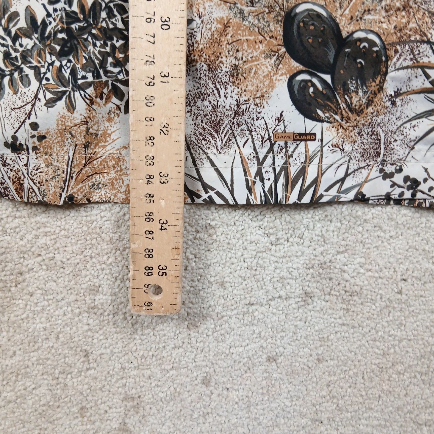 Vintage Game Guard Shirt Mens 4XL Beige Desert Camouflage Button Up Camo A1 Size US XXL / EU 58 / 5 - 7 Thumbnail