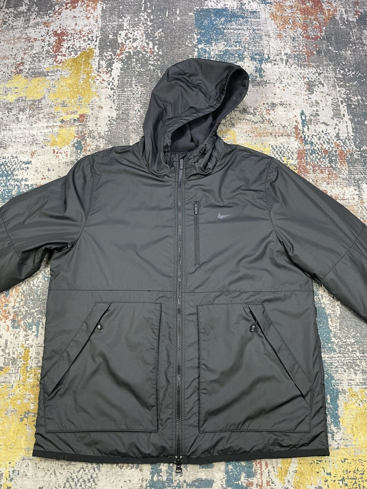 Nike Nike Alliance Fleece Lined Nylon Jacket Size US XL / EU 56 / 4 - 5 Thumbnail