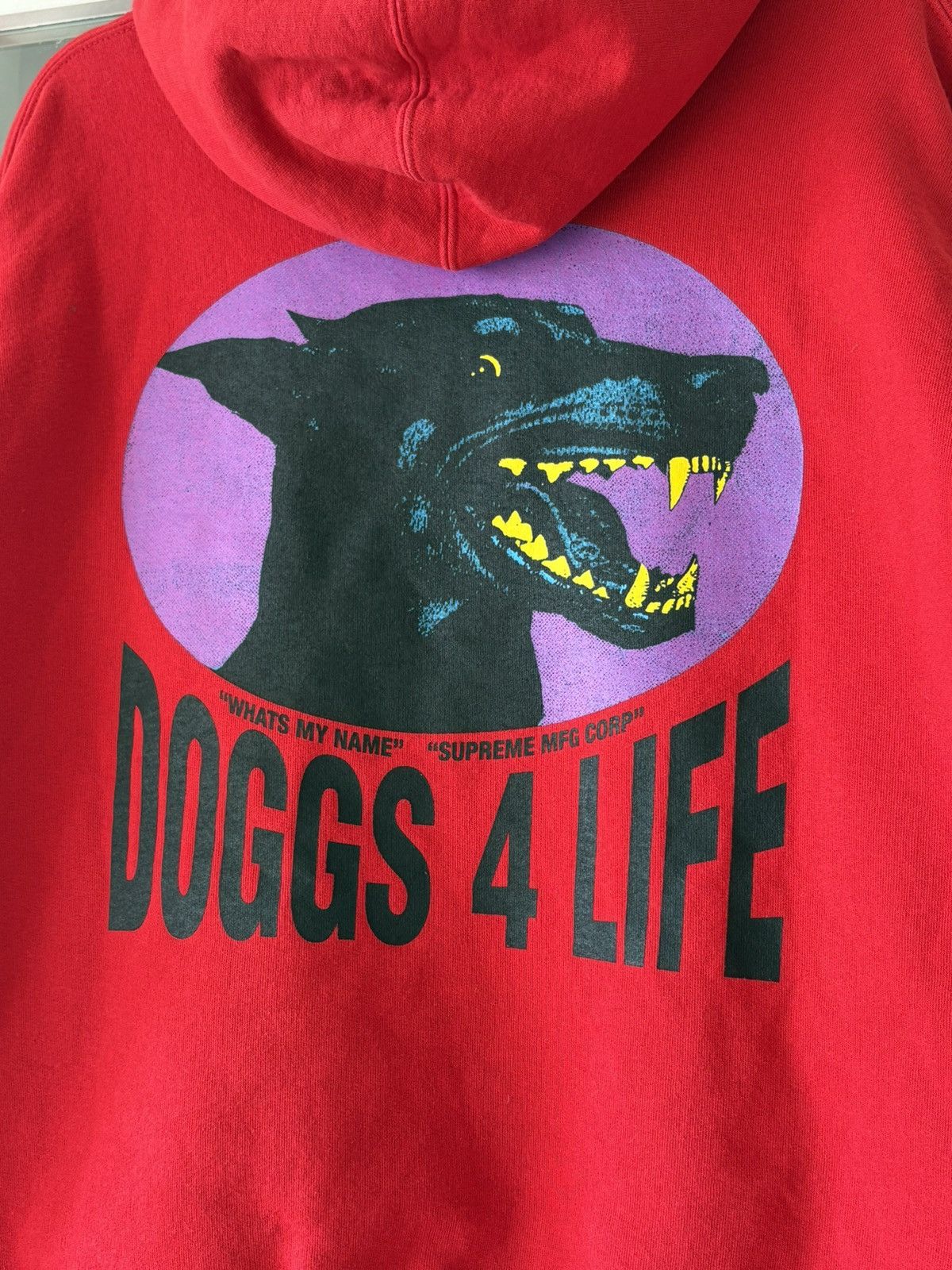 Supreme Supreme "Doggs 4 Life" Hooded Sweatshirt Red Size US M / EU 48-50 / 2 - 10 Thumbnail