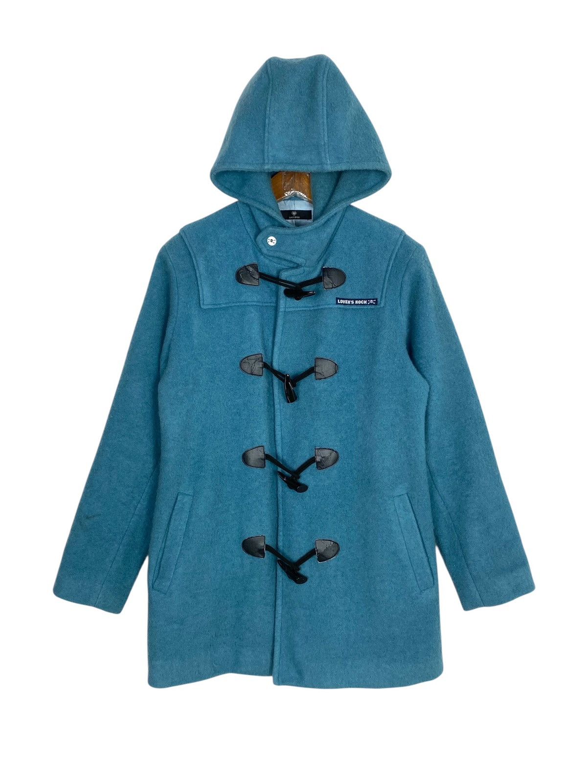 Japanese Brand Rare‼️ Super Lovers Rock Wool Duffle Coat Size M / US 6-8 / IT 42-44 - 1 Thumbnail
