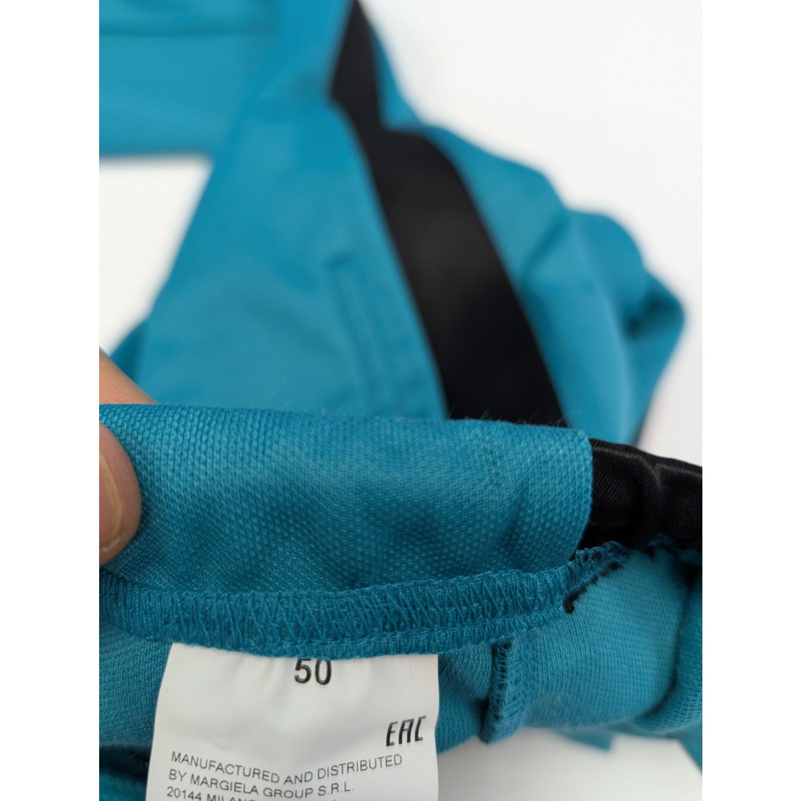 Maison Margiela o1rshd1 Classic Trousers Pants in Teal Blue Size US 34 / EU 50 - 15 Thumbnail