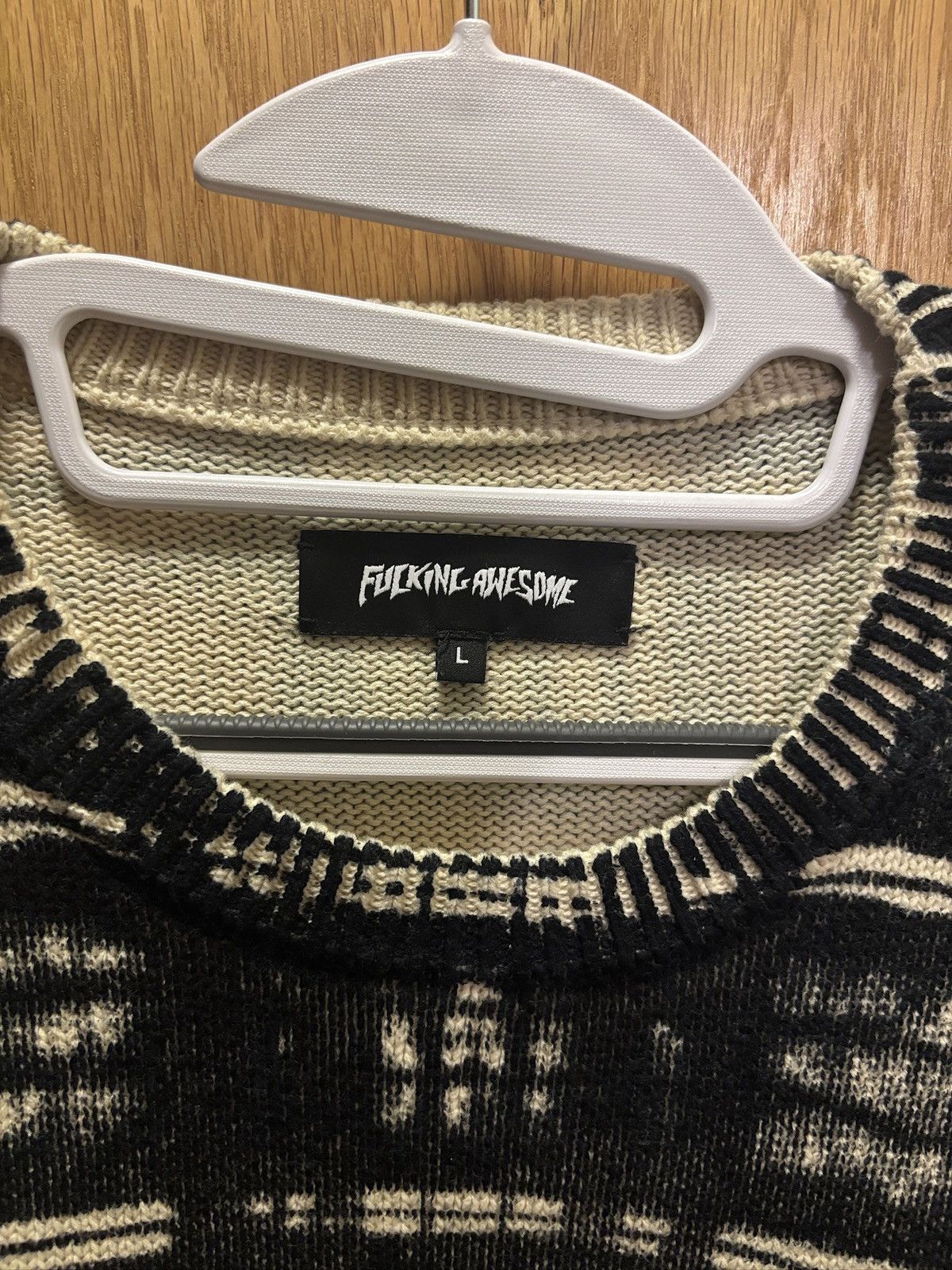 Fucking Awesome Fucking Awesome Printed Plaid Sweater Size US L / EU 52-54 / 3 - 2 Thumbnail