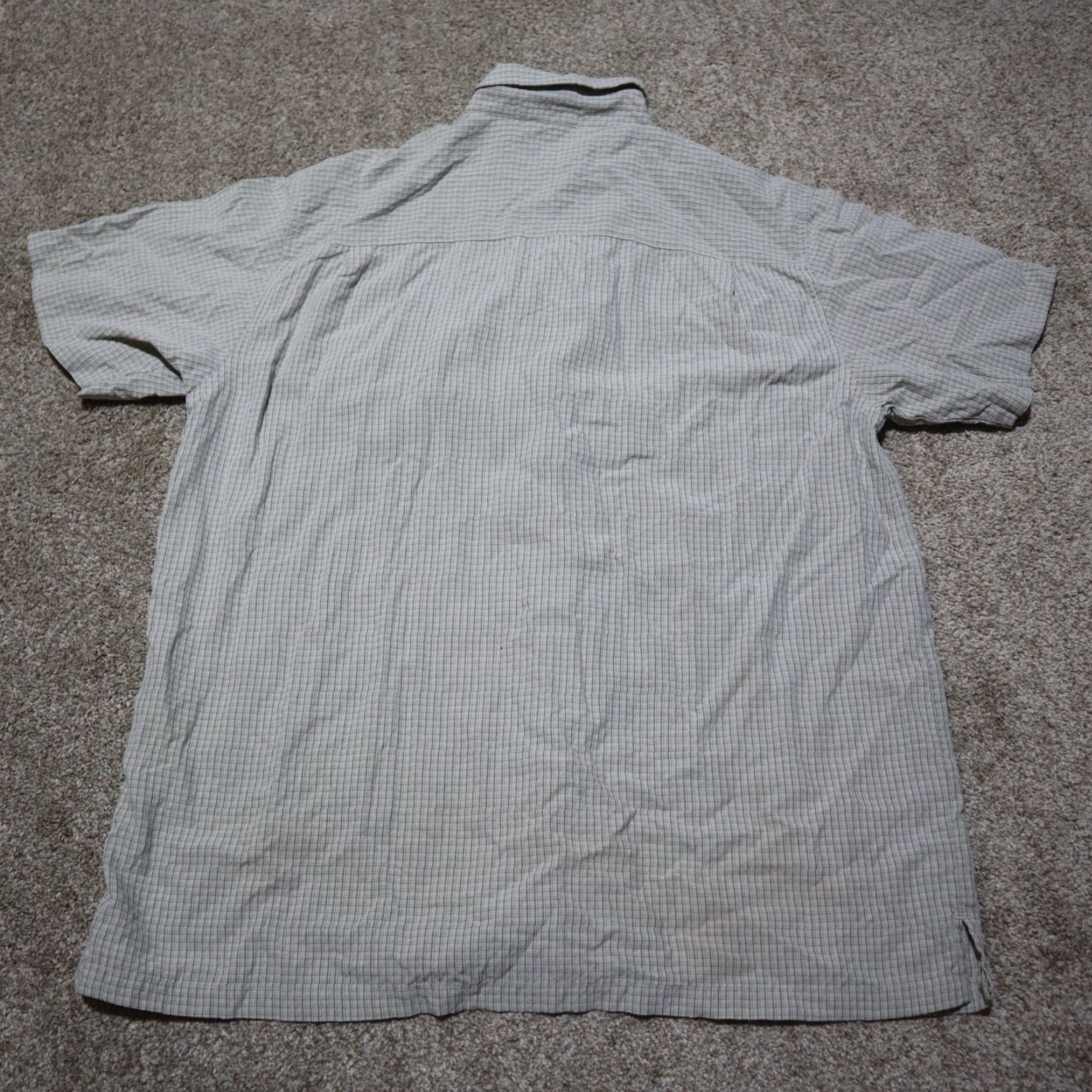 Vintage Columbia Shirt Button-Down Short Sleeve PFG Fishing Men’s Size L Brown Solid 2010s Mens Size US 33 - 8 Thumbnail