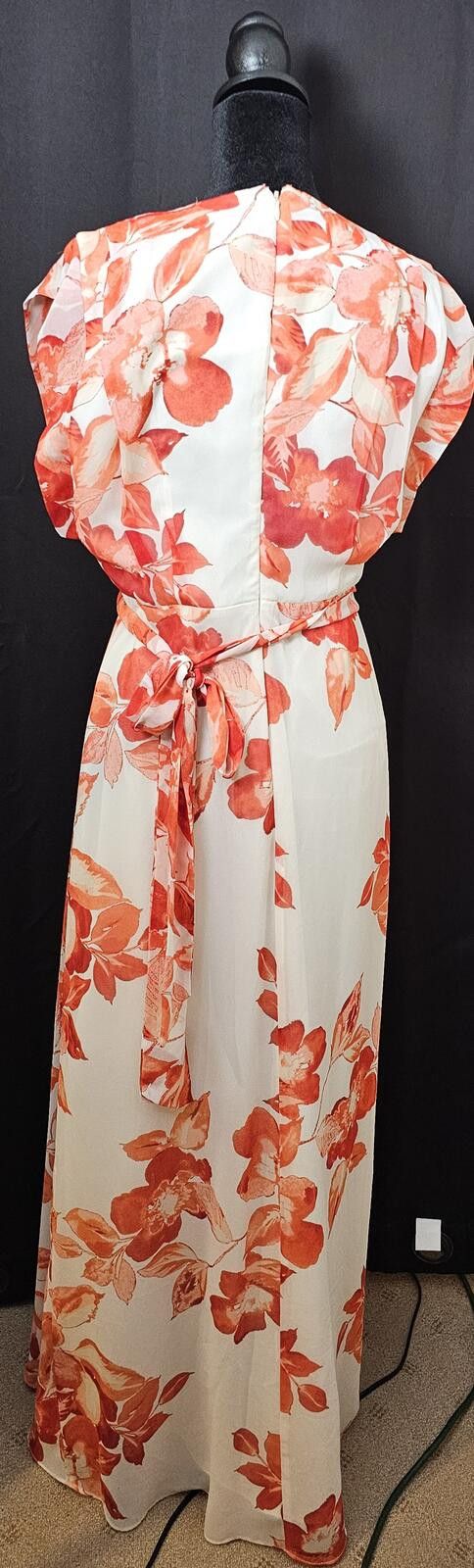 Other Eliza J Dress White & Red Womens Size 6 Floral Size M / US 6-8 / IT 42-44 - 5 Thumbnail