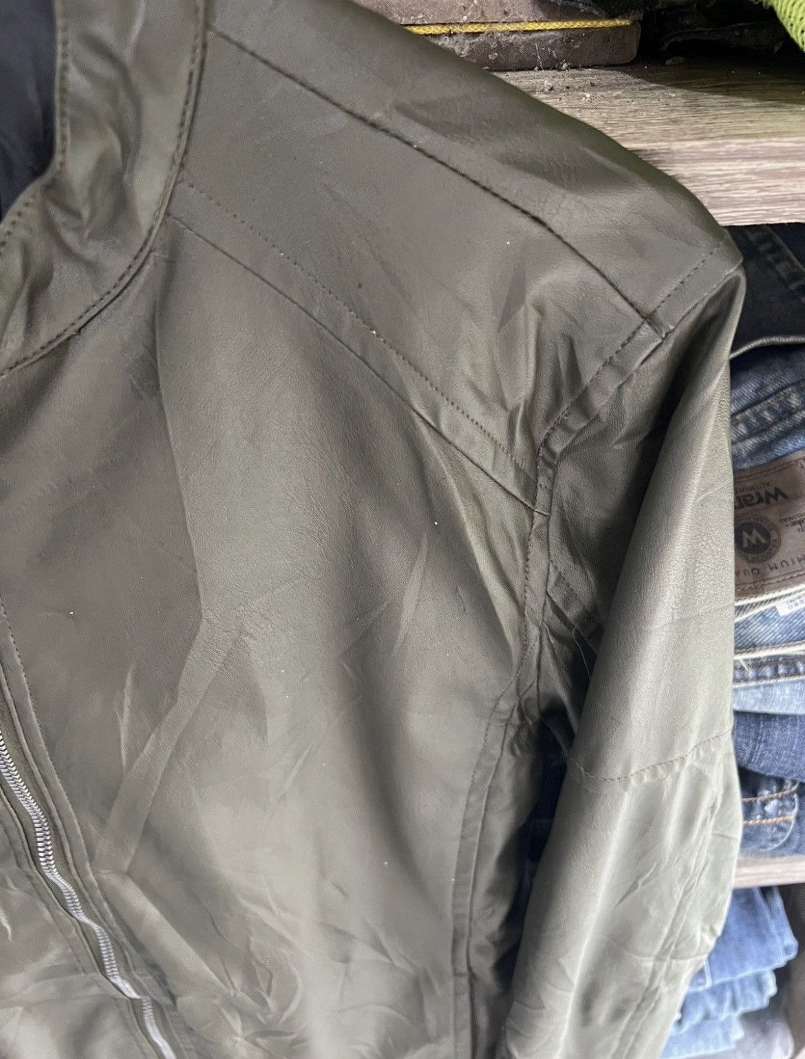 In The Attic 🔥In The Attic Synthetic Leather Jacket Size US S / EU 44-46 / 1 - 7 Thumbnail