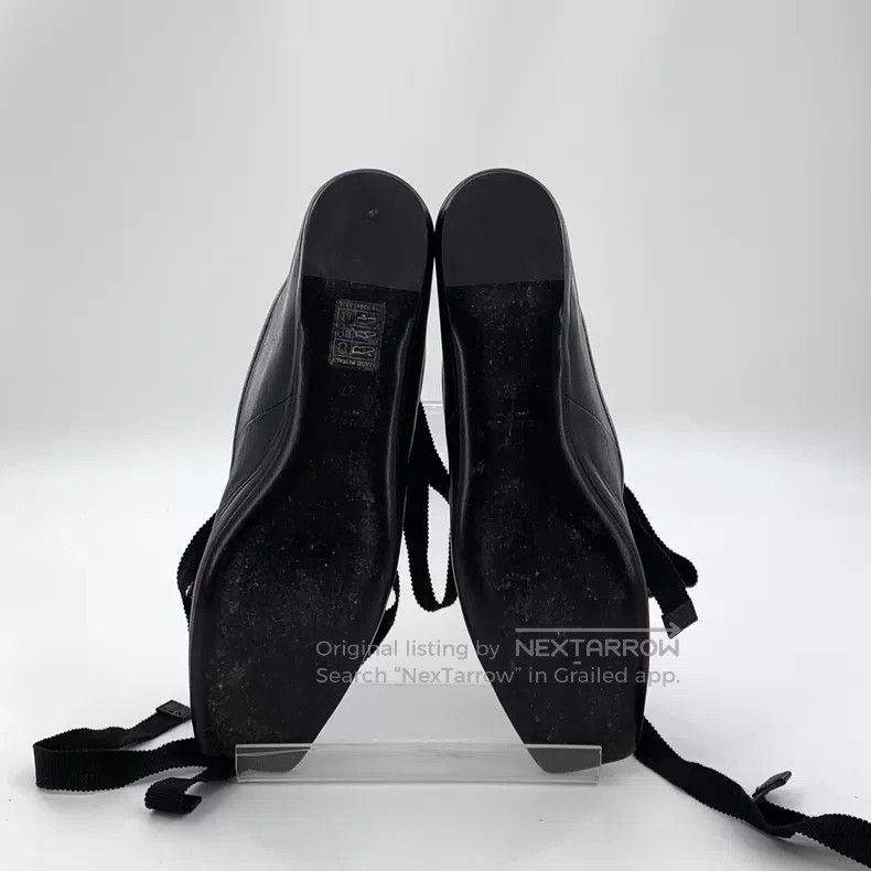 Gucci Gucci Black leather double G logo one-pedal casual flat sh Size US 6.5 / IT 36.5 - 5 Thumbnail