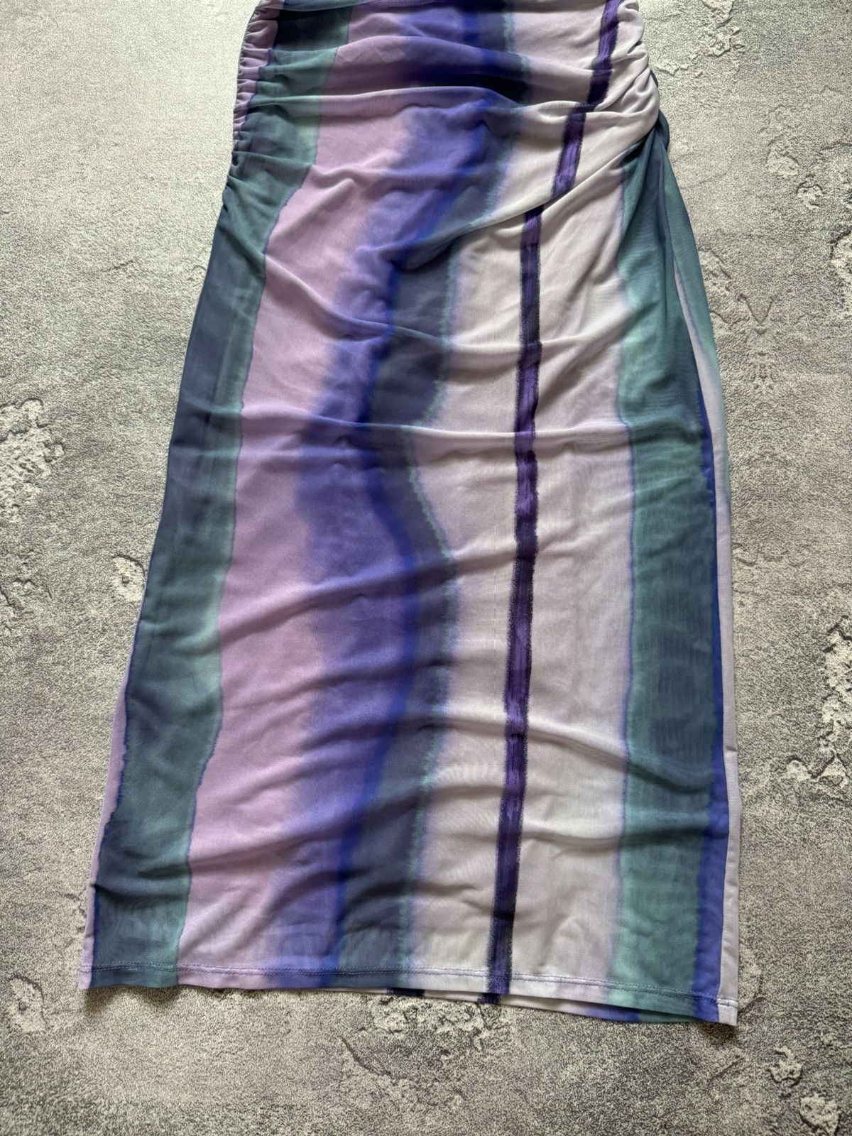 Japanese Brand × Jean Paul Gaultier Mesh dress long sleeveless motive like Jean Paul Gaultier Size S / US 4 / IT 40 - 5 Thumbnail