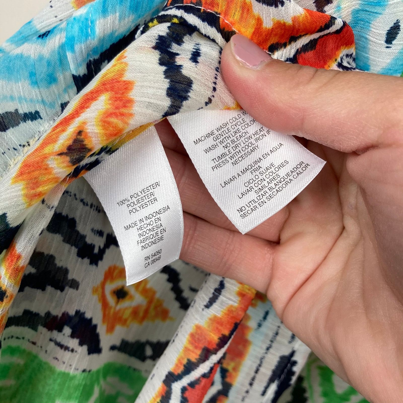 Bebe Vintage Jones New York Western Print Button Down Blouse Sz M Size M / US 6-8 / IT 42-44 - 5 Thumbnail