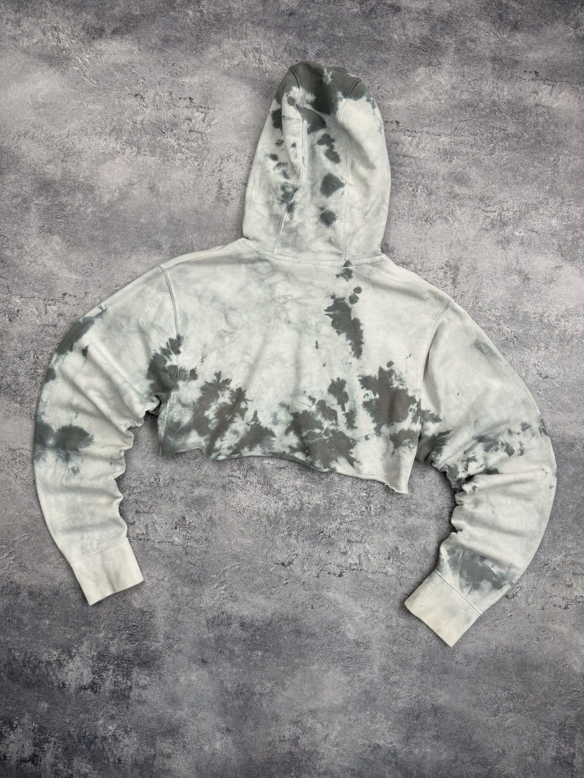 Nike Vintage Nike Y2K Cropped Hoodie Tie Dye Streetwear Size XS / US 0-2 / IT 36-38 - 13 Thumbnail