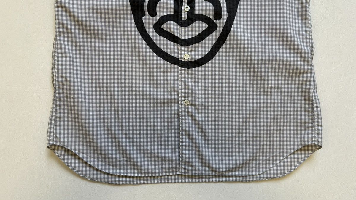 Comme des Garcons ‘Face Print’ Check Short Sleeve Shirt Size US L / EU 52-54 / 3 - 8 Thumbnail