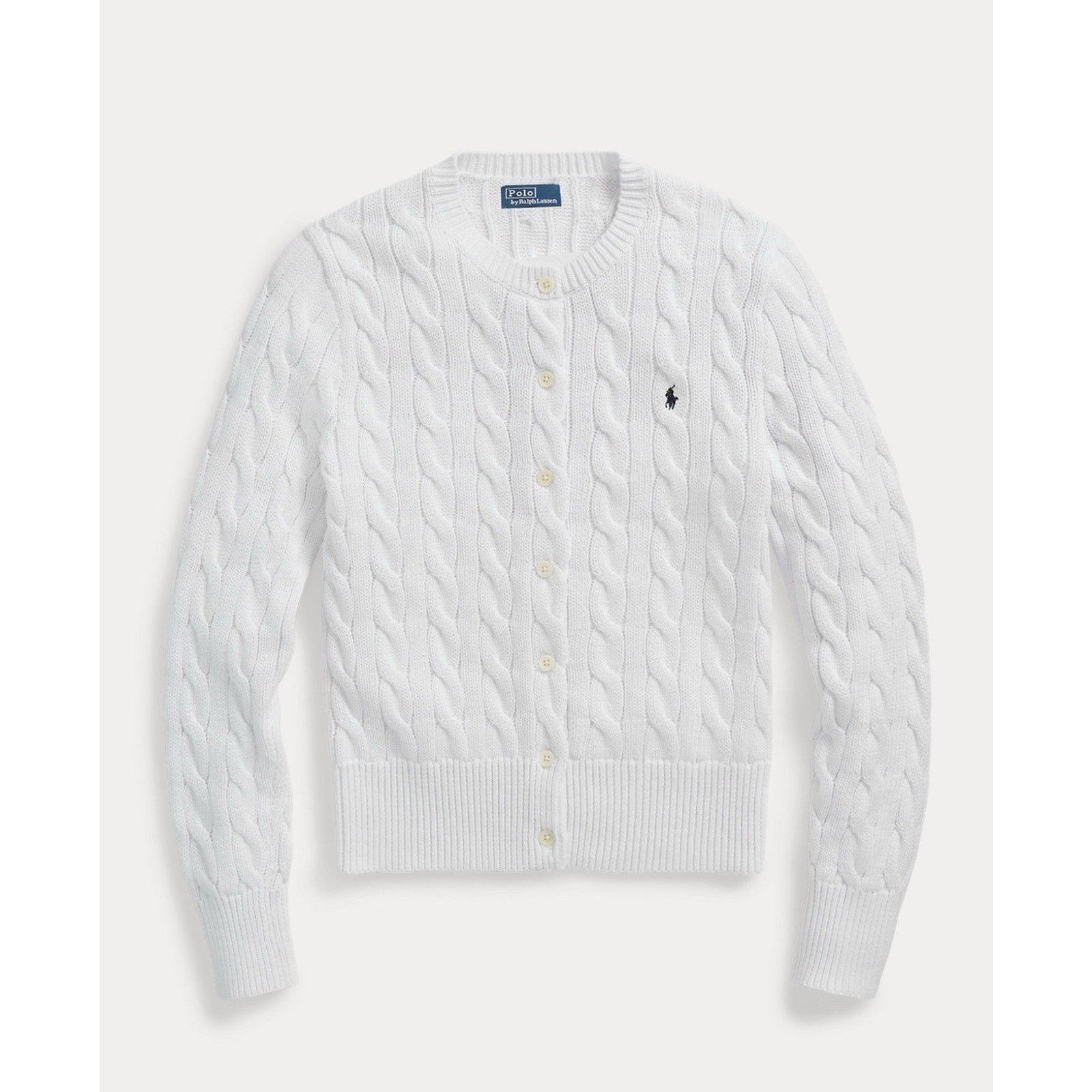 Ralph Lauren NWT Polo Ralph Lauren Cable Knit Cardigan Sweater White XS Size XS / US 0-2 / IT 36-38 - 5 Thumbnail