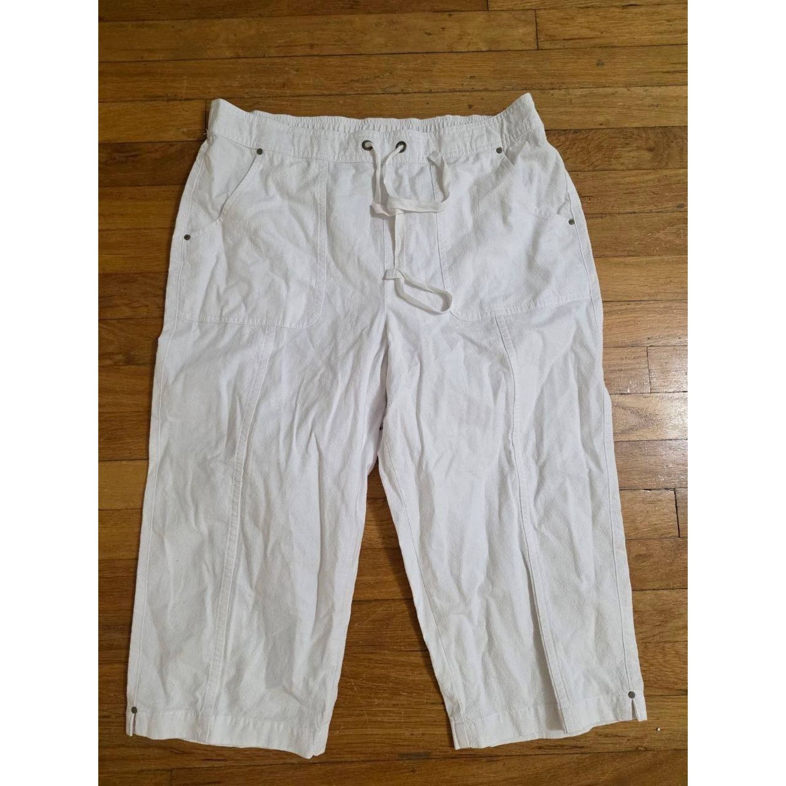 Croft & Barrow Croft & Barrow Easy Pull-On Knit Capri SKIMMER PANTS A001127 Size 22" - 1 Thumbnail