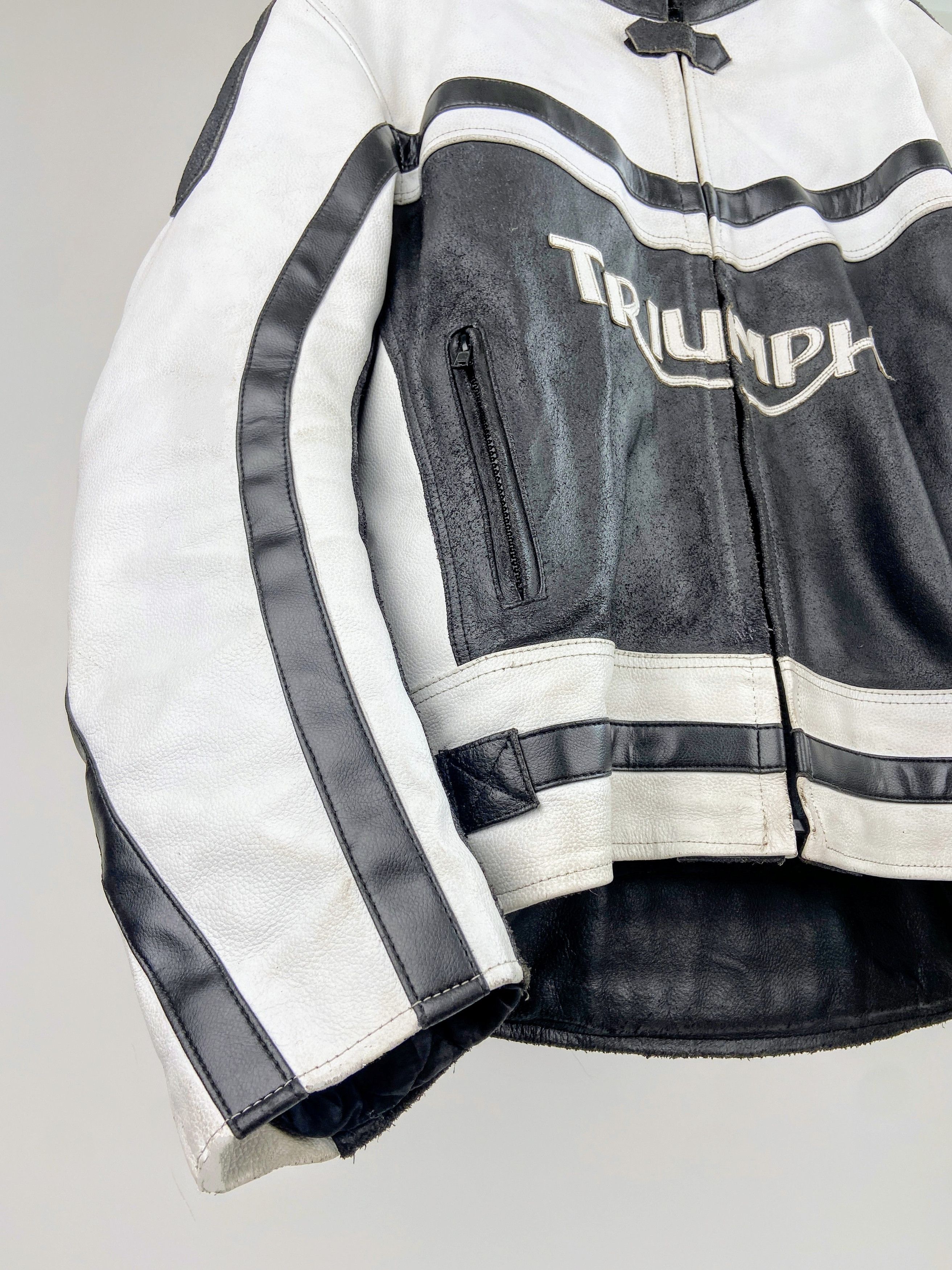 Other Triumph Motorcycle Leather Jacket Streetwear Biker Size US M / EU 48-50 / 2 - 2 Thumbnail