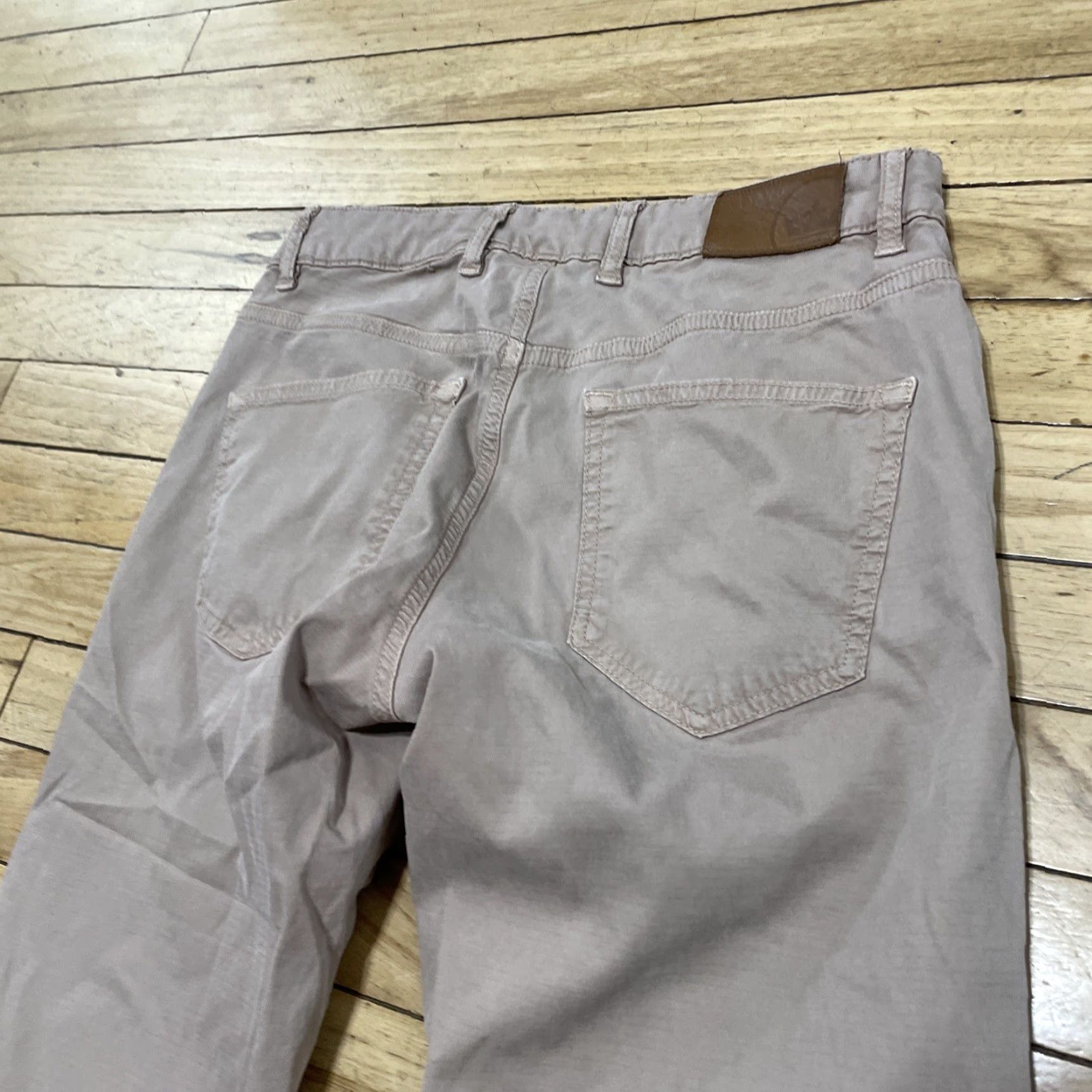 Peter Millar VINTAGE Peter Millar Crown Crafted Pants 31/32 Brown Khaki Stretch Chino Capsule 30x30 Size US 30 / EU 46 - 5 Thumbnail
