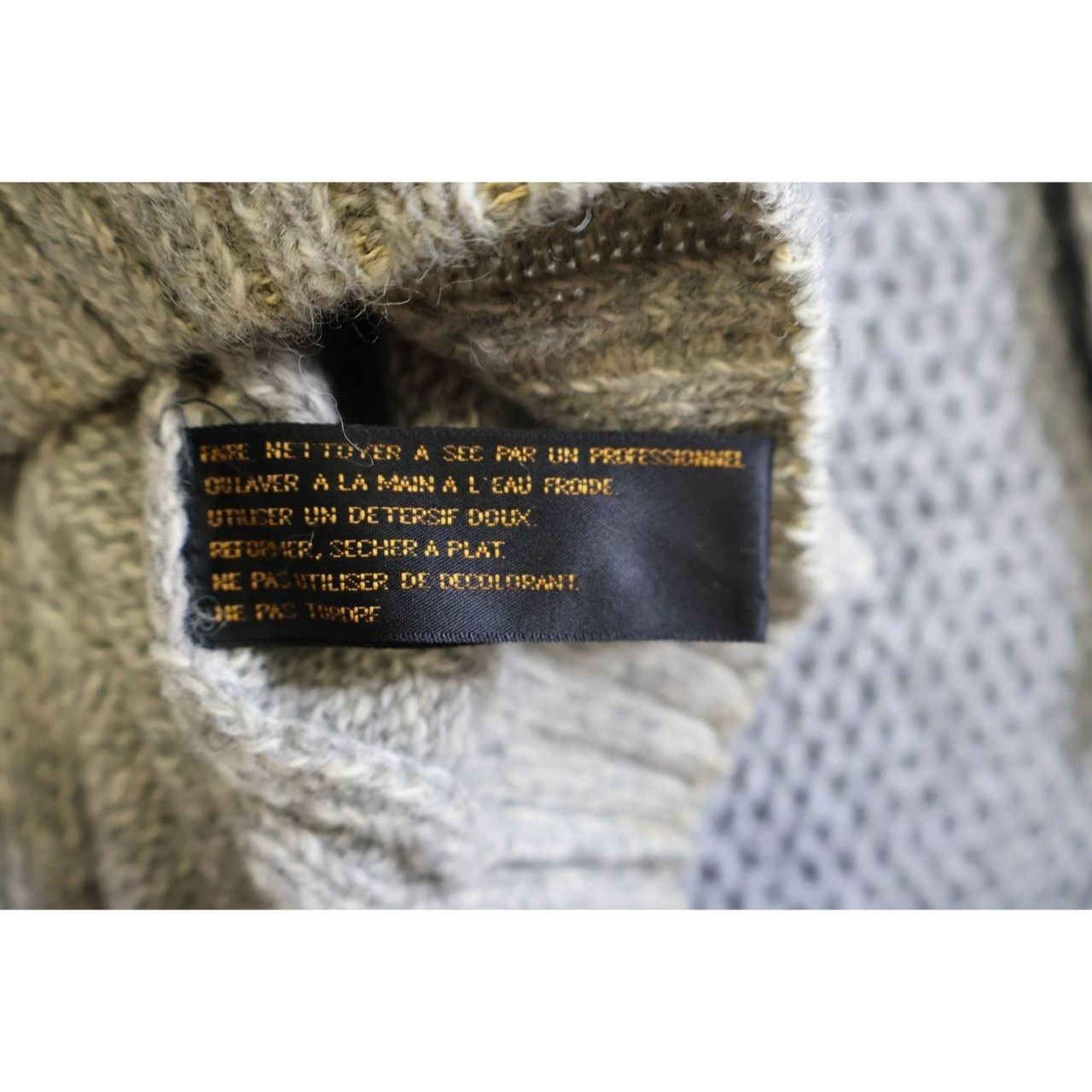 Eddie Bauer Vintage 1990s Eddie Bauer Mens Striped Wool Cowl Neck Size US L / EU 52-54 / 3 - 7 Thumbnail