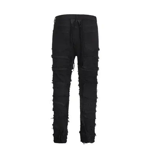 Jean custom ripped punk jeans Size US 34 / EU 50 - 7 Thumbnail