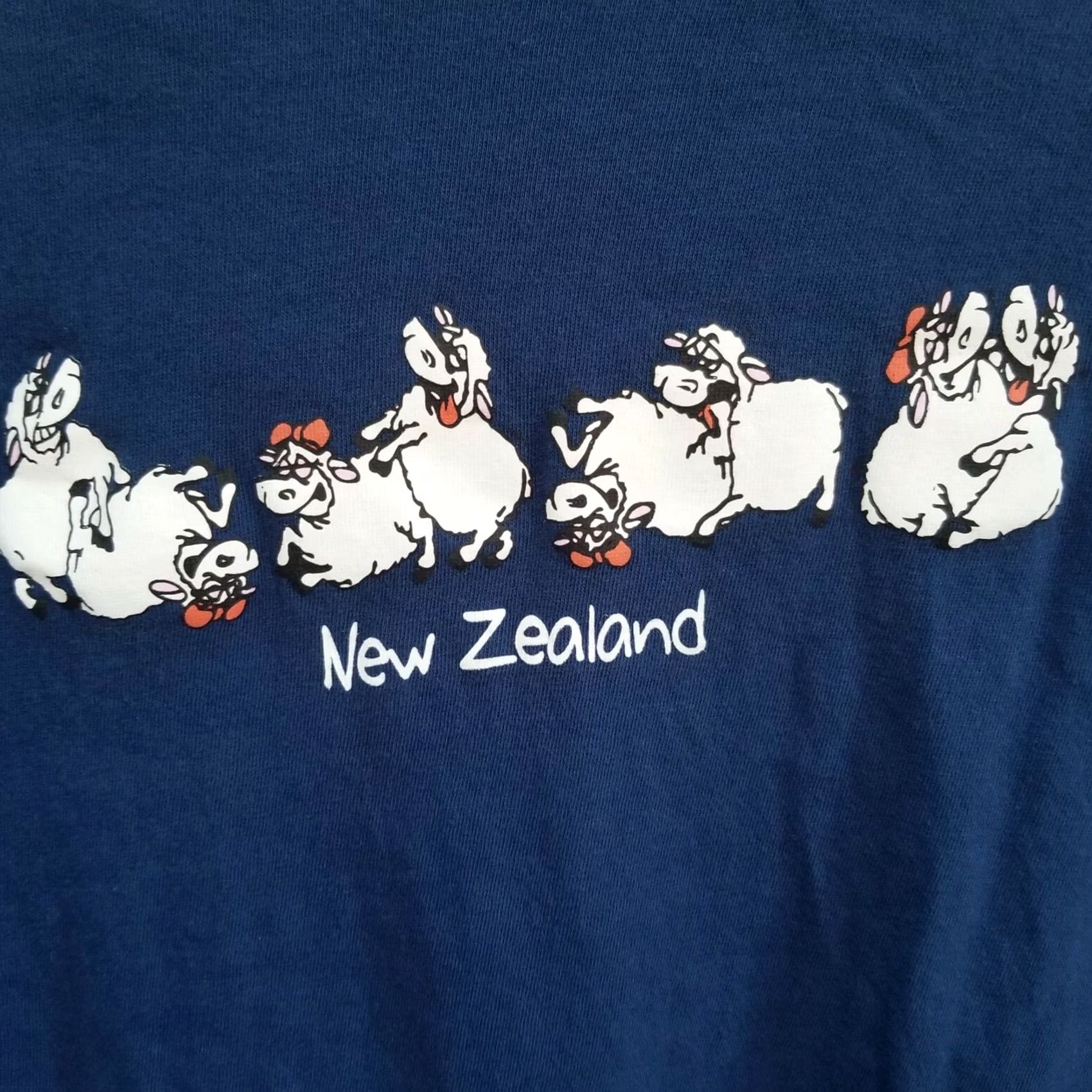 Vintage Tourist Club New Zealand Mens Medium Cotton Crew Neck Short Sleeve T-Shirt Blue Casual Tee Size US M / EU 48-50 / 2 - 3 Thumbnail