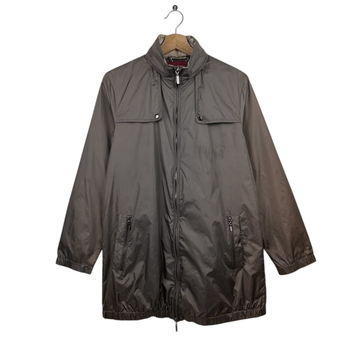 Burberry × Vintage Vintage Burberry Nova Check Windbreaker Size US M / EU 48-50 / 2 - 2 Thumbnail