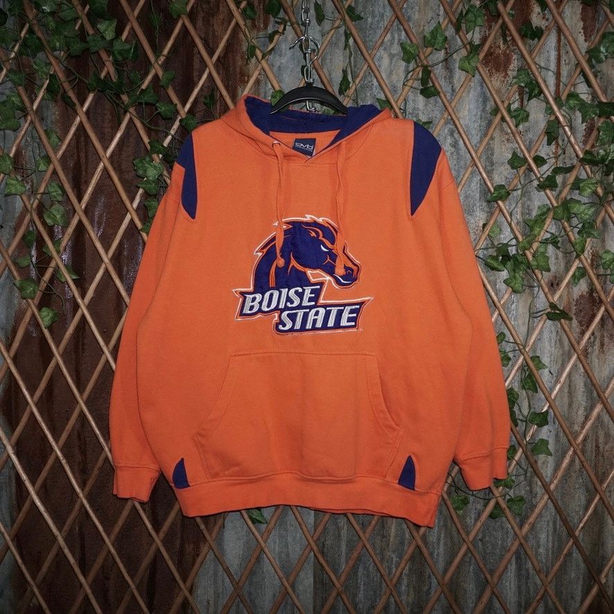 Vintage Large - Vintage Y2K Boise state university embroider hoodie Size US L / EU 52-54 / 3 - 1 Thumbnail