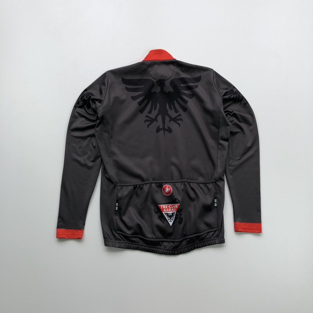 Other Costelli Tri-Club Aarau Full Zip Cycling Jersey Grey Size US XL / EU 56 / 4 - 3 Thumbnail