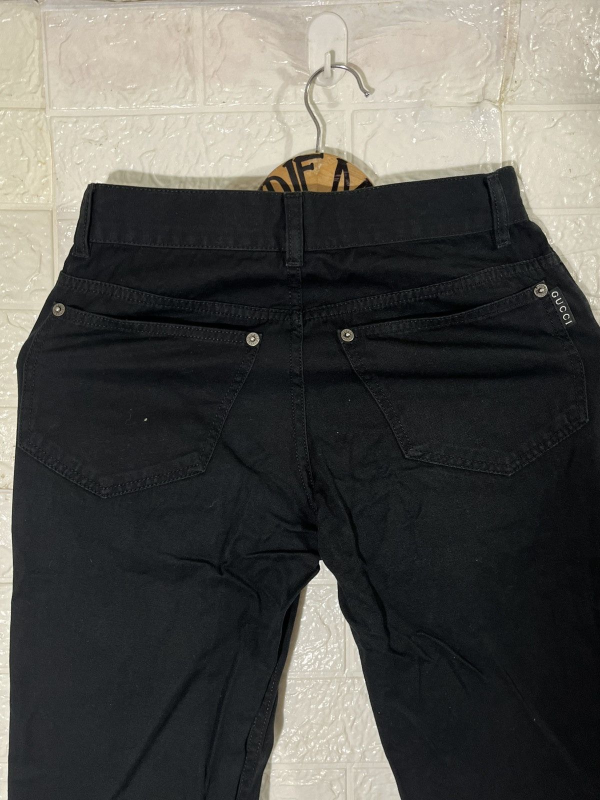 Gucci Gucci Black Trouser By Tom Ford Era Collection Size 26" / US 2 / IT 38 - 6 Thumbnail