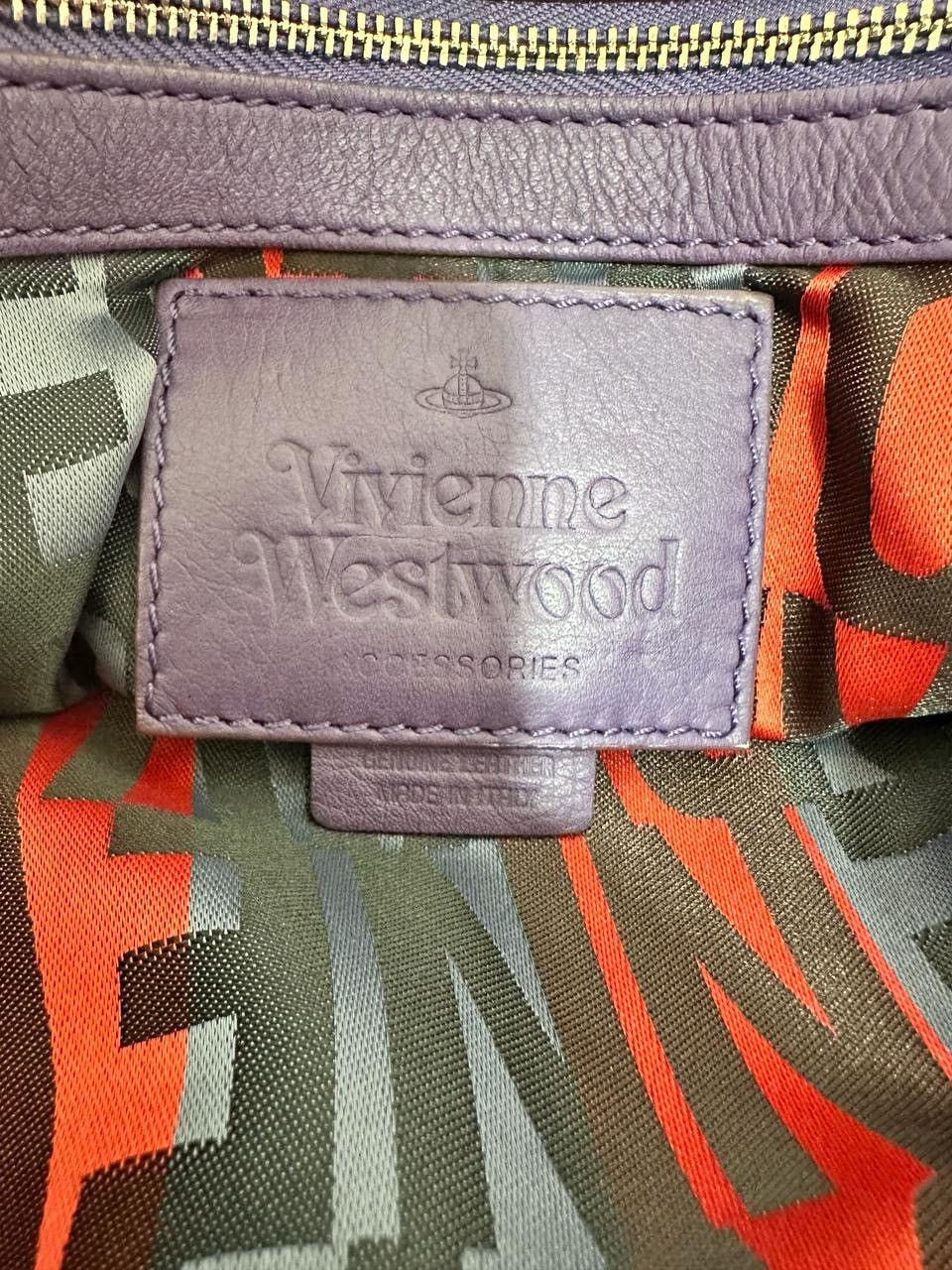 Vivienne Westwood Vivienne Westwood Purple Leather Crossbody Bag Size ONE SIZE - 6 Thumbnail
