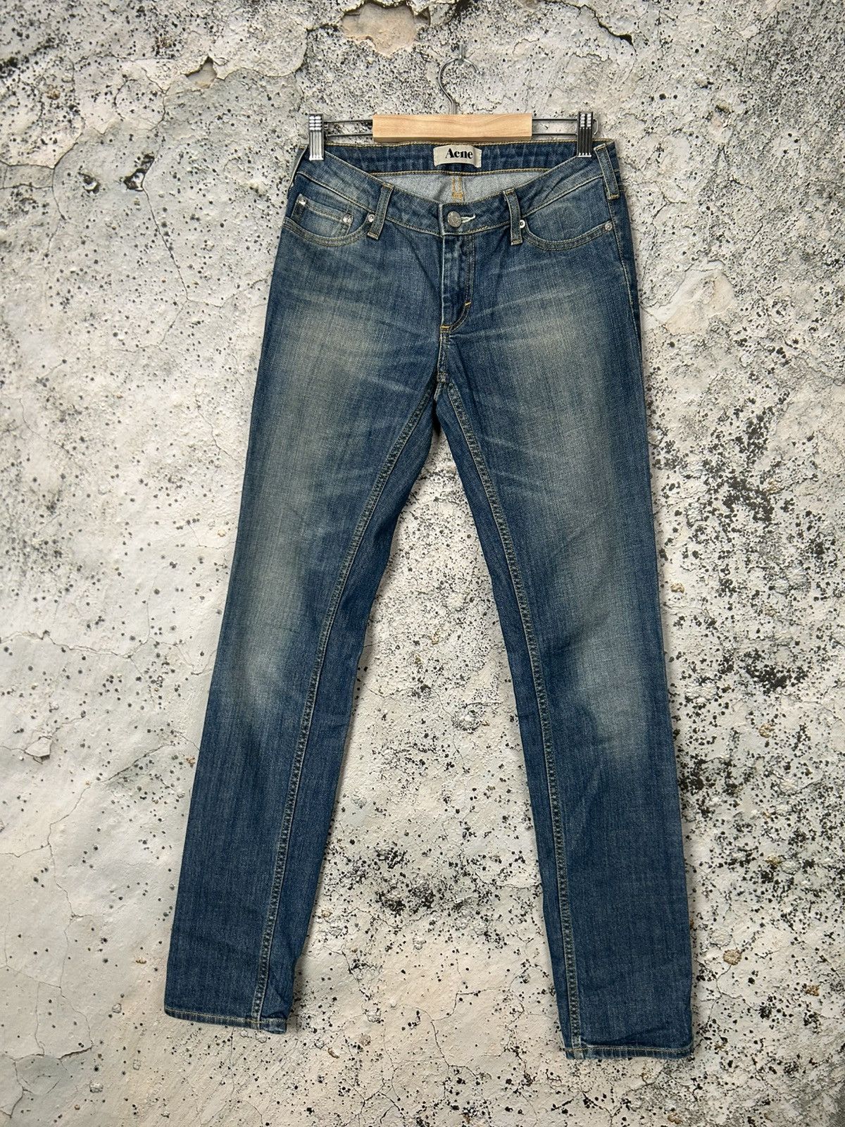 Acne Studios Vintage Acne Kex Le/Blue Denim Pants 90s Avantgarde Jeans Size US 29 - 1 Thumbnail
