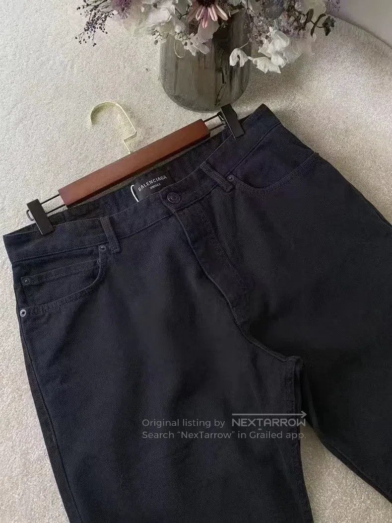 Balenciaga Balenciaga size M Ripped Straight Leg Jeans, M Size Size US 27 - 5 Thumbnail