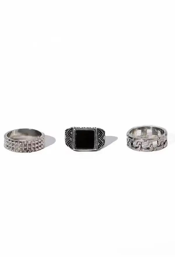 Jewelry × Vintage Self Making Ring Set in Silver Size ONE SIZE - 2 Thumbnail