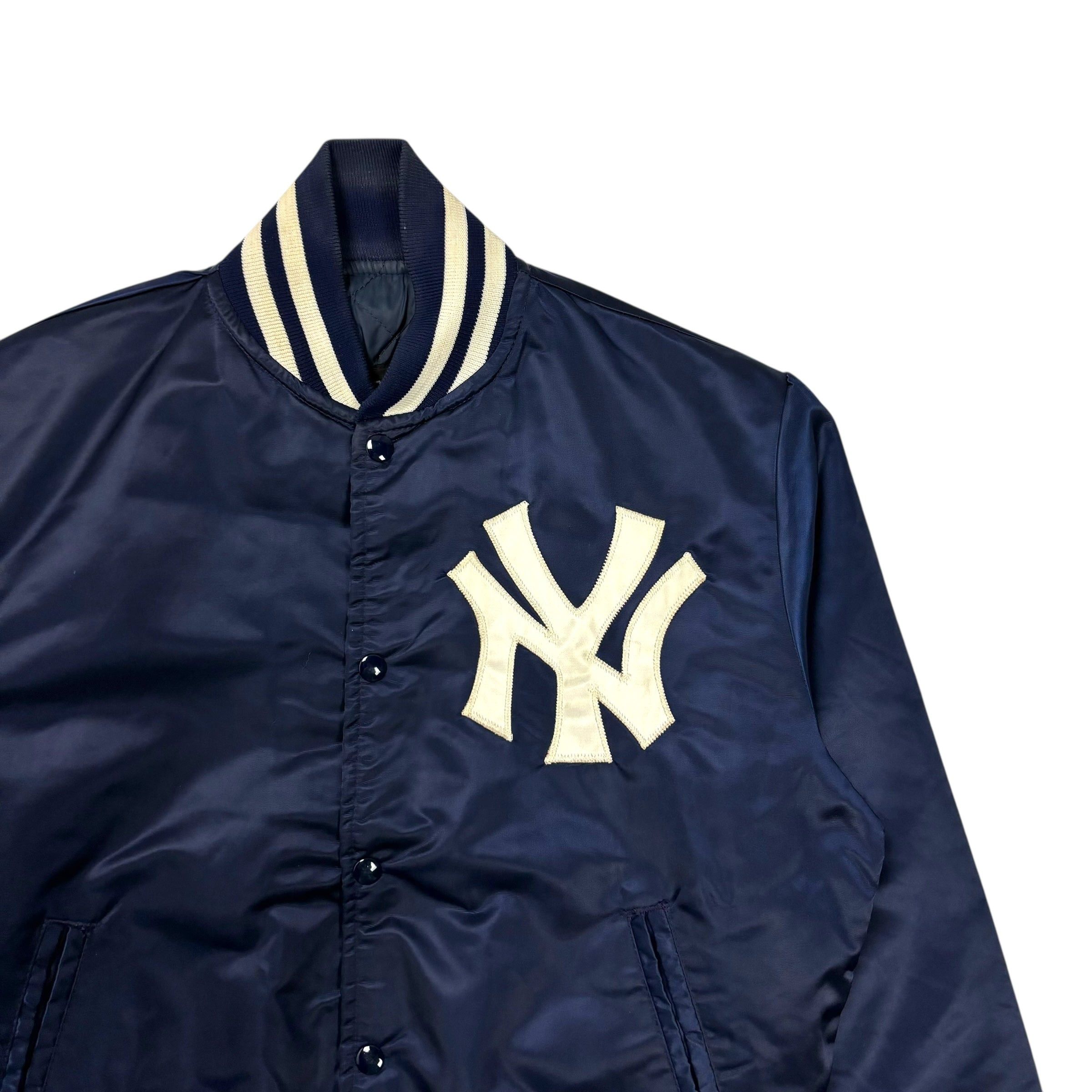 New York Yankees × Vintage 1981 New York Yankees Satin Baseball Jacket - Size M Size US M / EU 48-50 / 2 - 4 Thumbnail