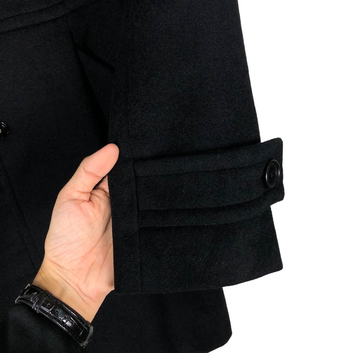 Japanese Brand 🔥Paul Smith Black Label Wool Long Jacket Herringbone Size US M / EU 48-50 / 2 - 15 Thumbnail