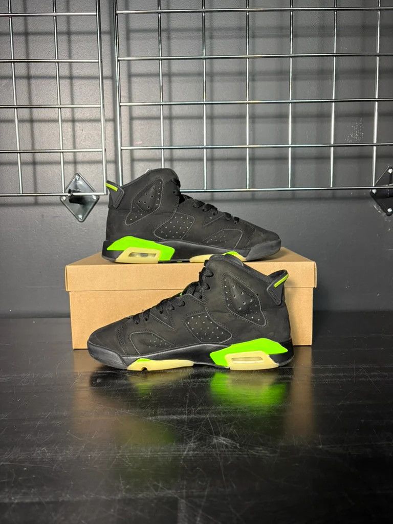 Jordan Brand AirJordan 6 "Electric Green" (GS) **PRE OWNED** REP. BOX Size US 7 / EU 40 - 2 Thumbnail