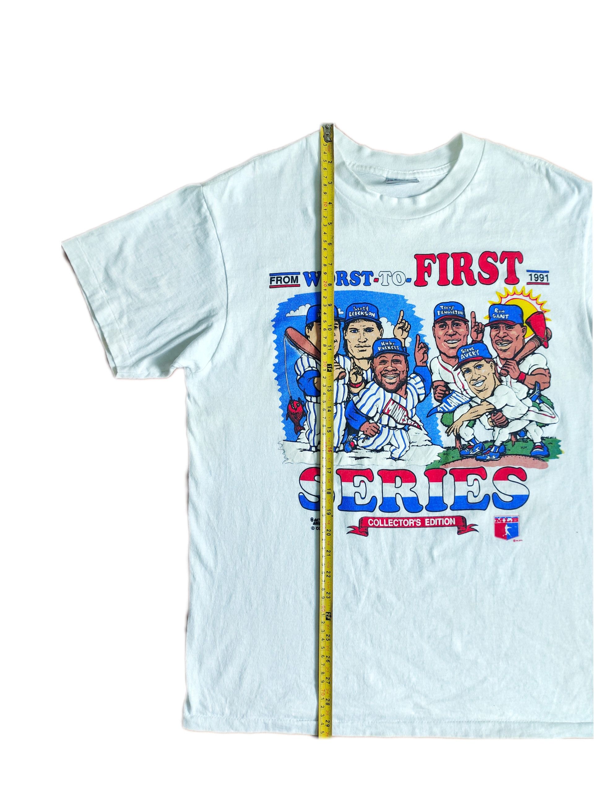 NFL × Vintage Rare Vintage Bills vs Giants Caricature 1991 T-shirt Size US L / EU 52-54 / 3 - 7 Thumbnail