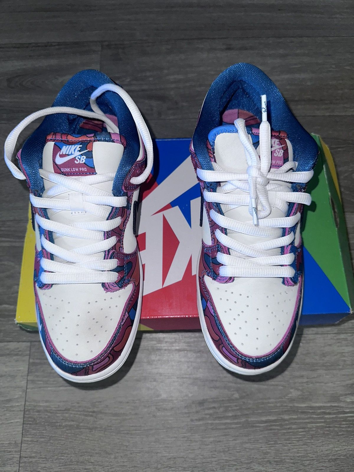 Nike × Parra Nike Parra x Dunk Low Pro SB 'Abstract Art' Size US 8 / EU 41 - 3 Thumbnail