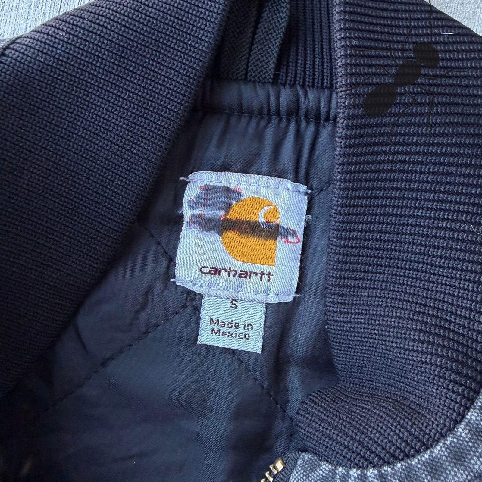 Carhartt × Vintage Carhartt faded black quilted work wear vest Size US S / EU 44-46 / 1 - 5 Thumbnail