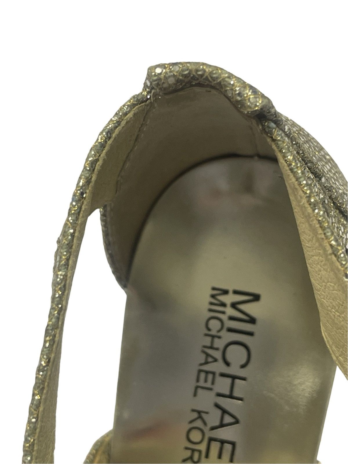 Michael Kors Michael Kors Berkley Sparkly Glitter Front Zip Heels Size 6 Size US 6 / IT 36 - 16 Thumbnail