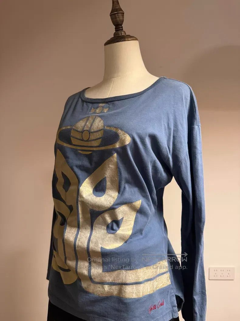 Vivienne Westwood Vivienne Westwood Blue Y2K Long Sleeve T-Shirt Underwear Size L / US 10 / IT 46 - 4 Thumbnail