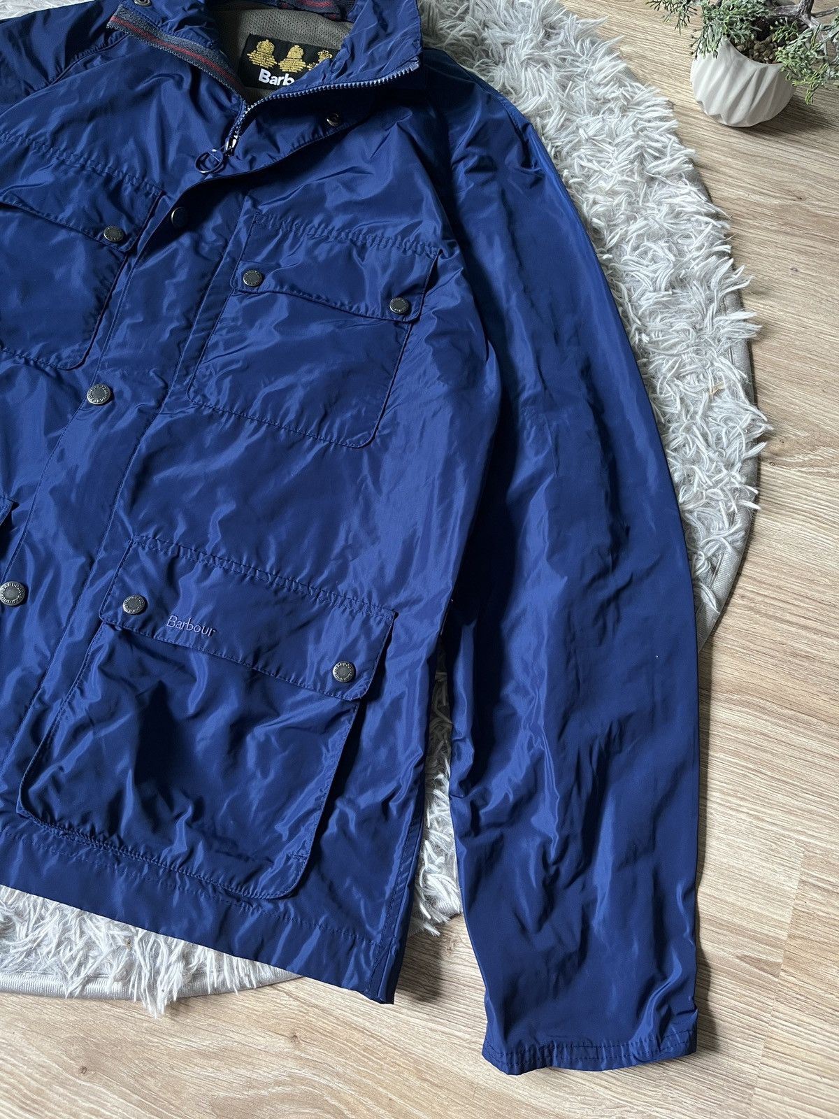 Barbour Barbour Inchkeith Men's Navy Blue Nautical Multipocket Field Jacket Size US XL / EU 56 / 4 - 2 Thumbnail