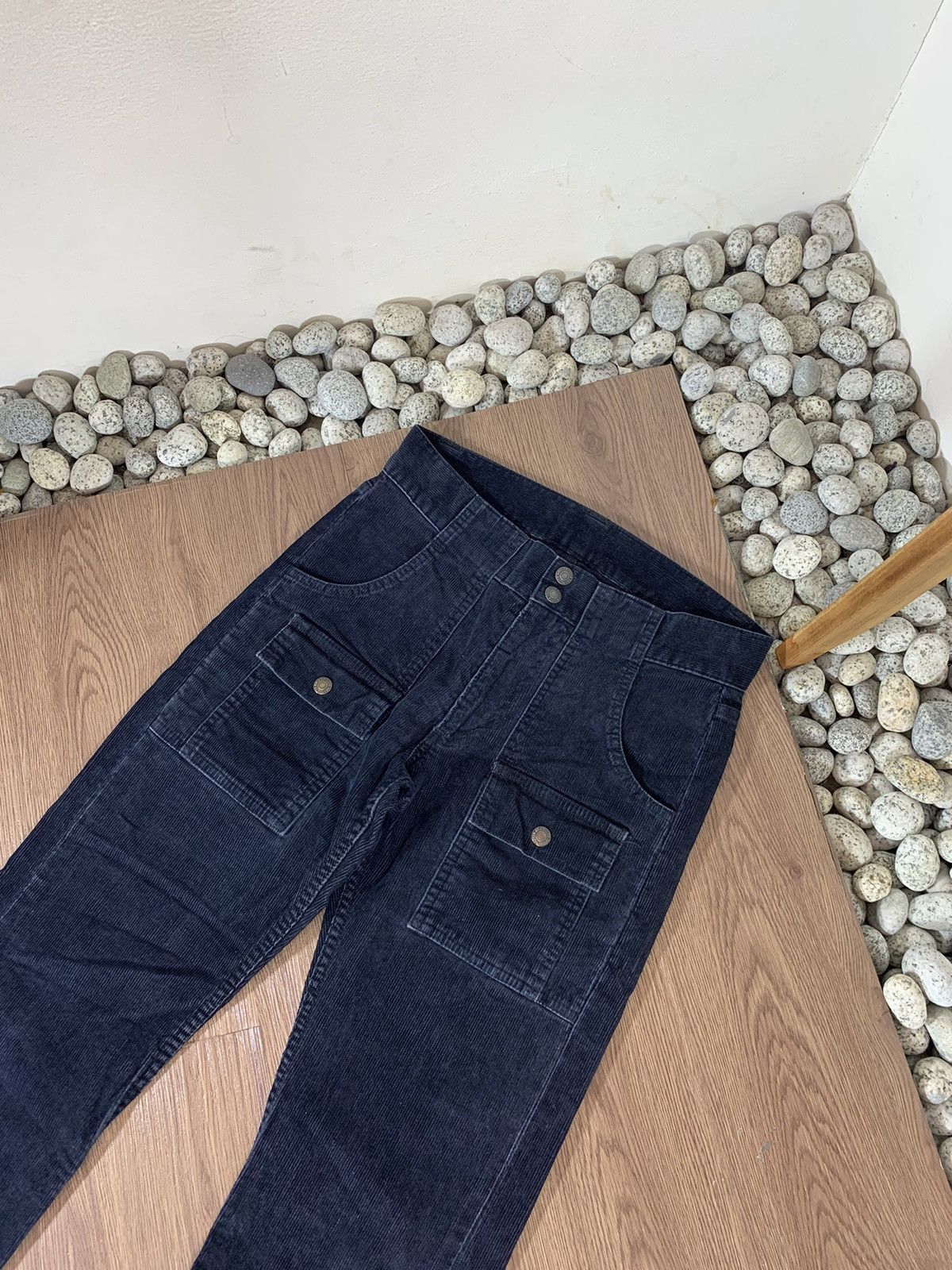 Japanese Brand 🔥Japanese Gowest Yellow Division Military Corduroy Pants Size US 29 - 2 Thumbnail