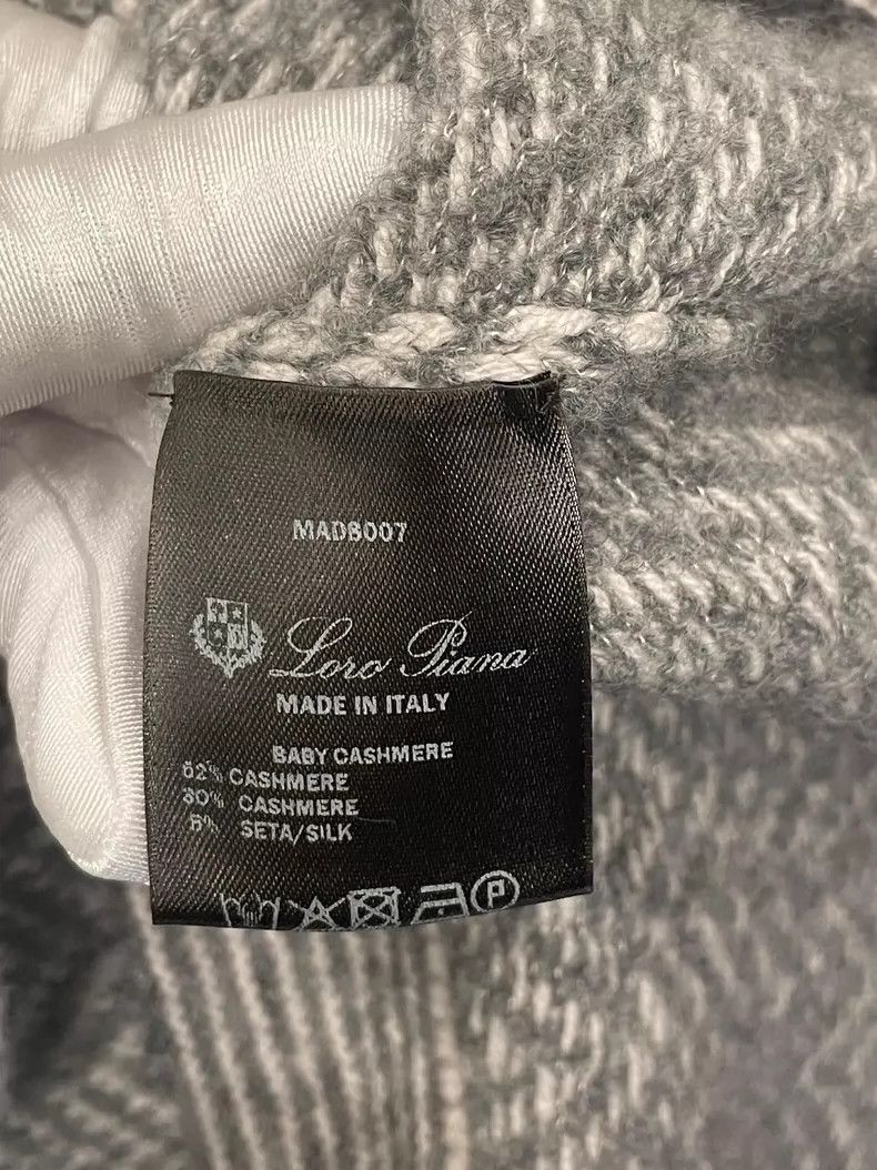 Loro Piana LORO PIANA Gray beige goat cashmere sweater dress Size M / US 6-8 / IT 42-44 - 6 Thumbnail