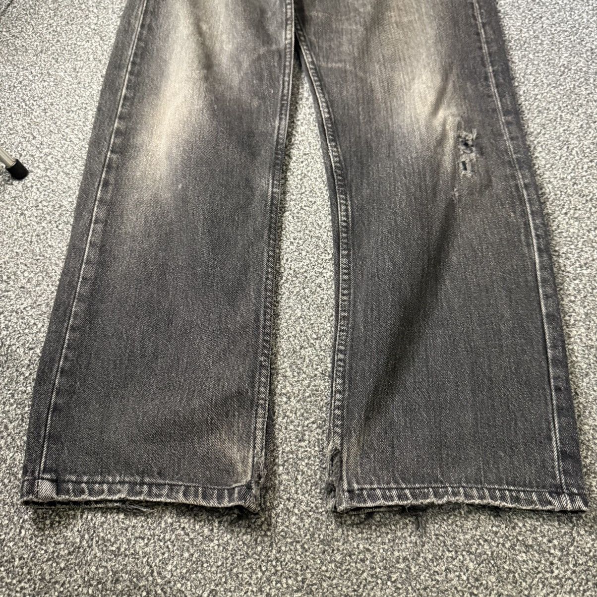 14th Addiction Vintage 90s Levis 501 Black Denim W31 Size US 31 - 5 Thumbnail
