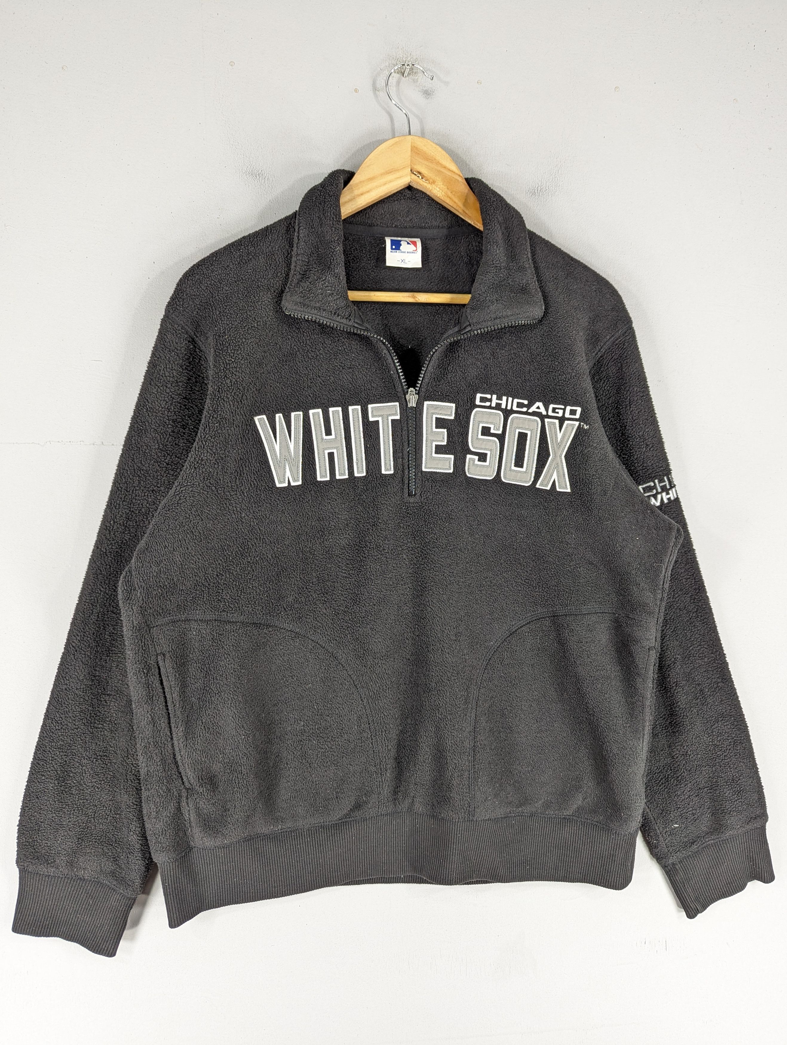 MLB MLB Chicago White Sox X Uniqlo Halfzip Fleece Jacket Size US L / EU 52-54 / 3 - 3 Thumbnail