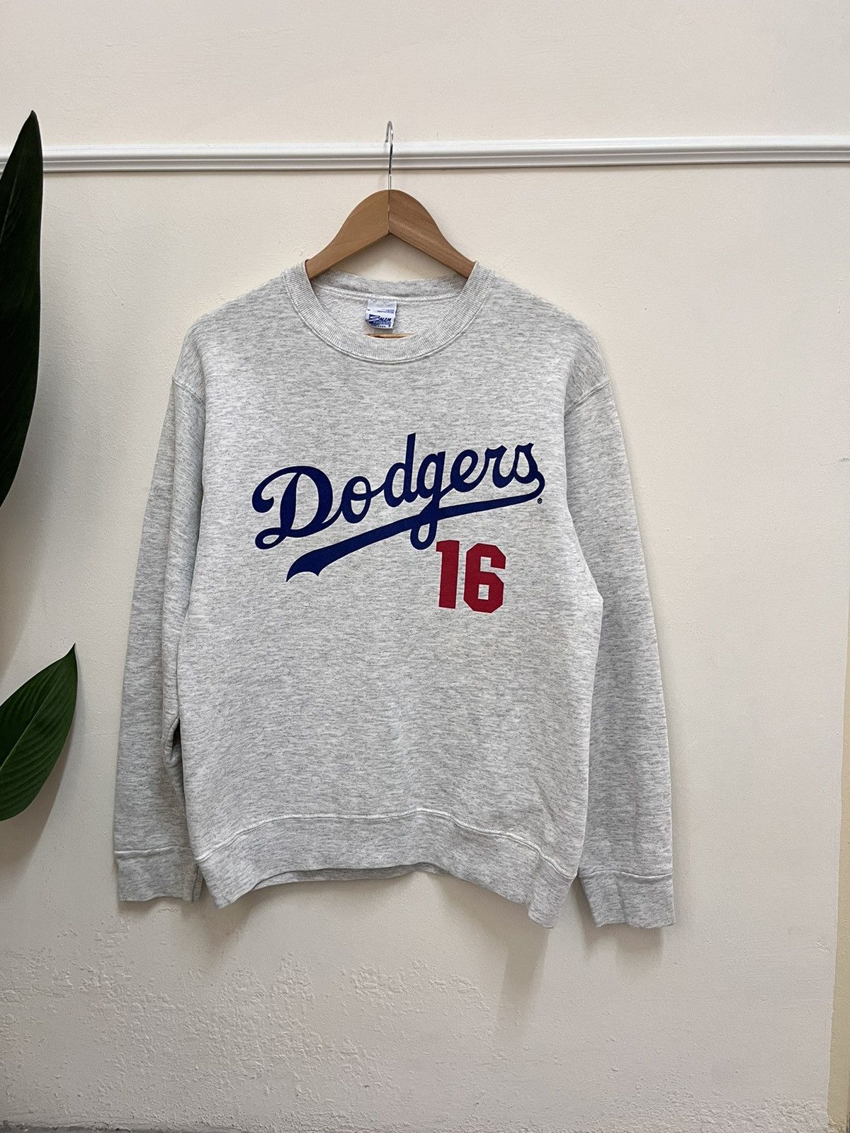 MLB Vtg 90s Dodgers MLB X Nomo 16 sweatshirt Size US M / EU 48-50 / 2 - 1 Thumbnail
