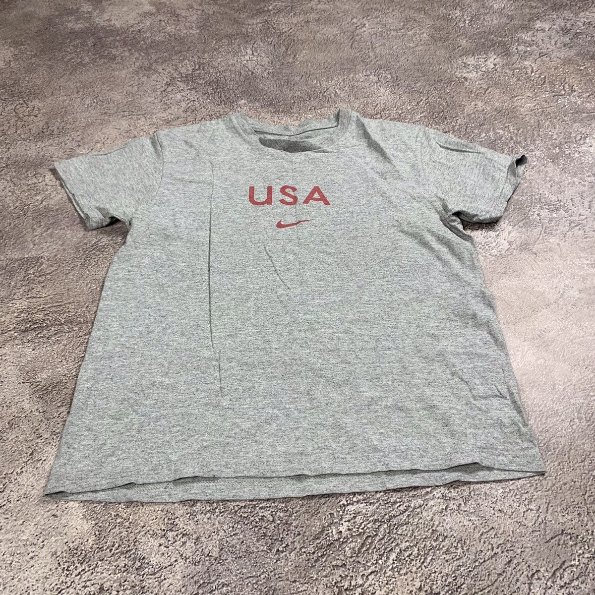 Vintage Vintage Nike USA Swoosh Graphic Tee Y2K Streetwear Cropped S Size S / US 4 / IT 40 - 3 Thumbnail