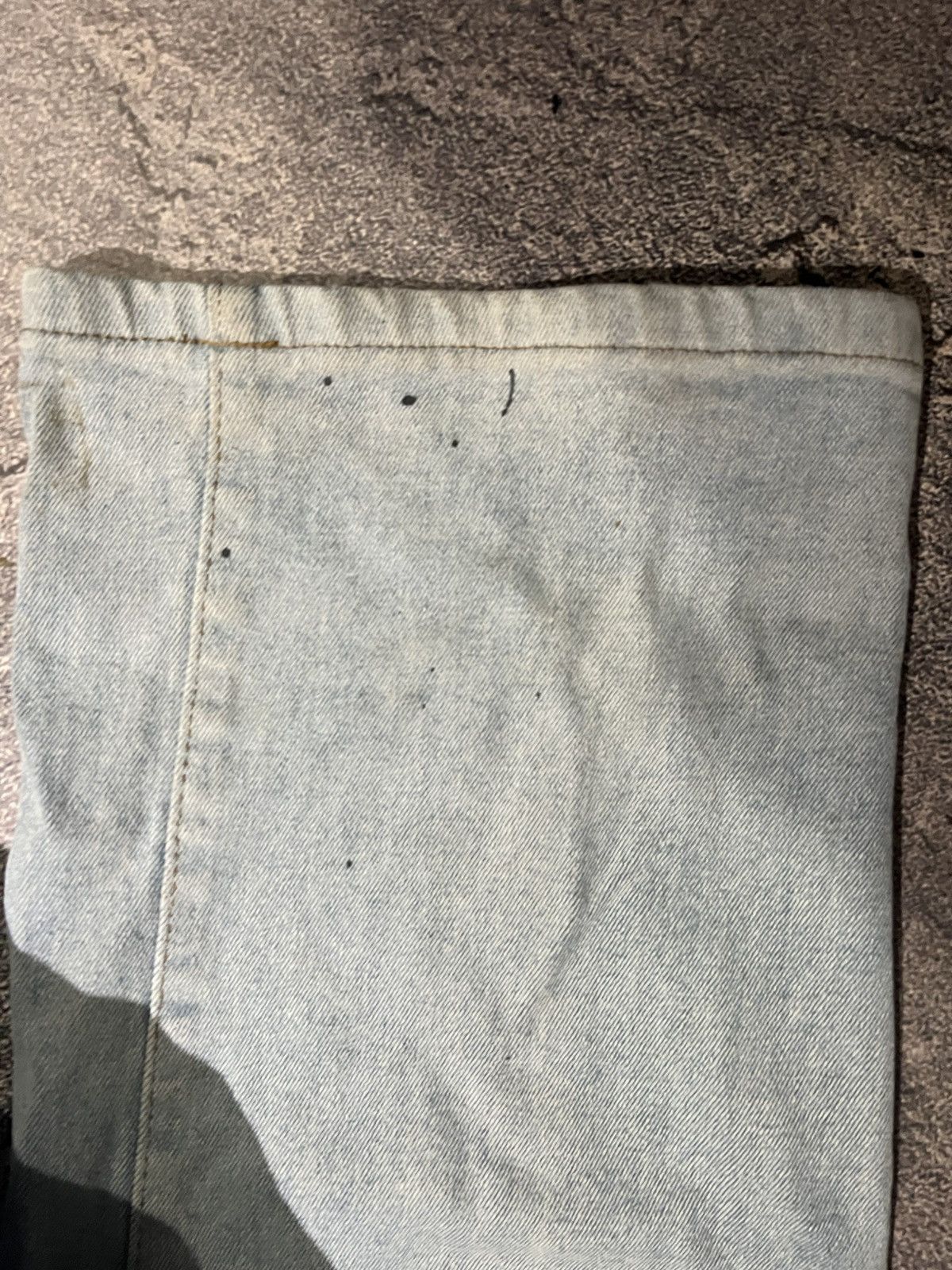 Vintage SWAG Destroyed Baggy Light Blue Vintage Jeans Size US 36 / EU 52 - 11 Thumbnail