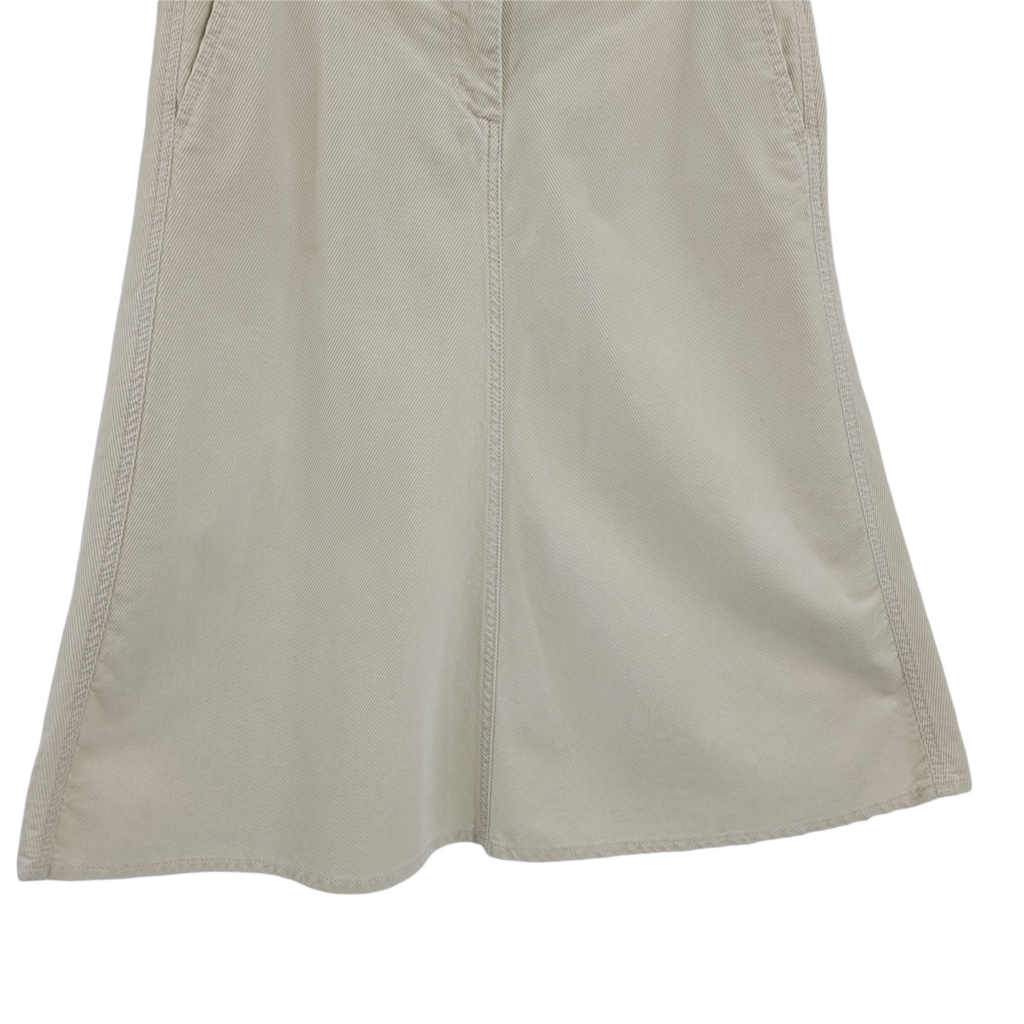 Vintage Vtg 90's J. Crew Corduroy Skirt Sz 8 A-line Midi Skirt Pocke Size 30" / US 8 / IT 44 - 6 Thumbnail